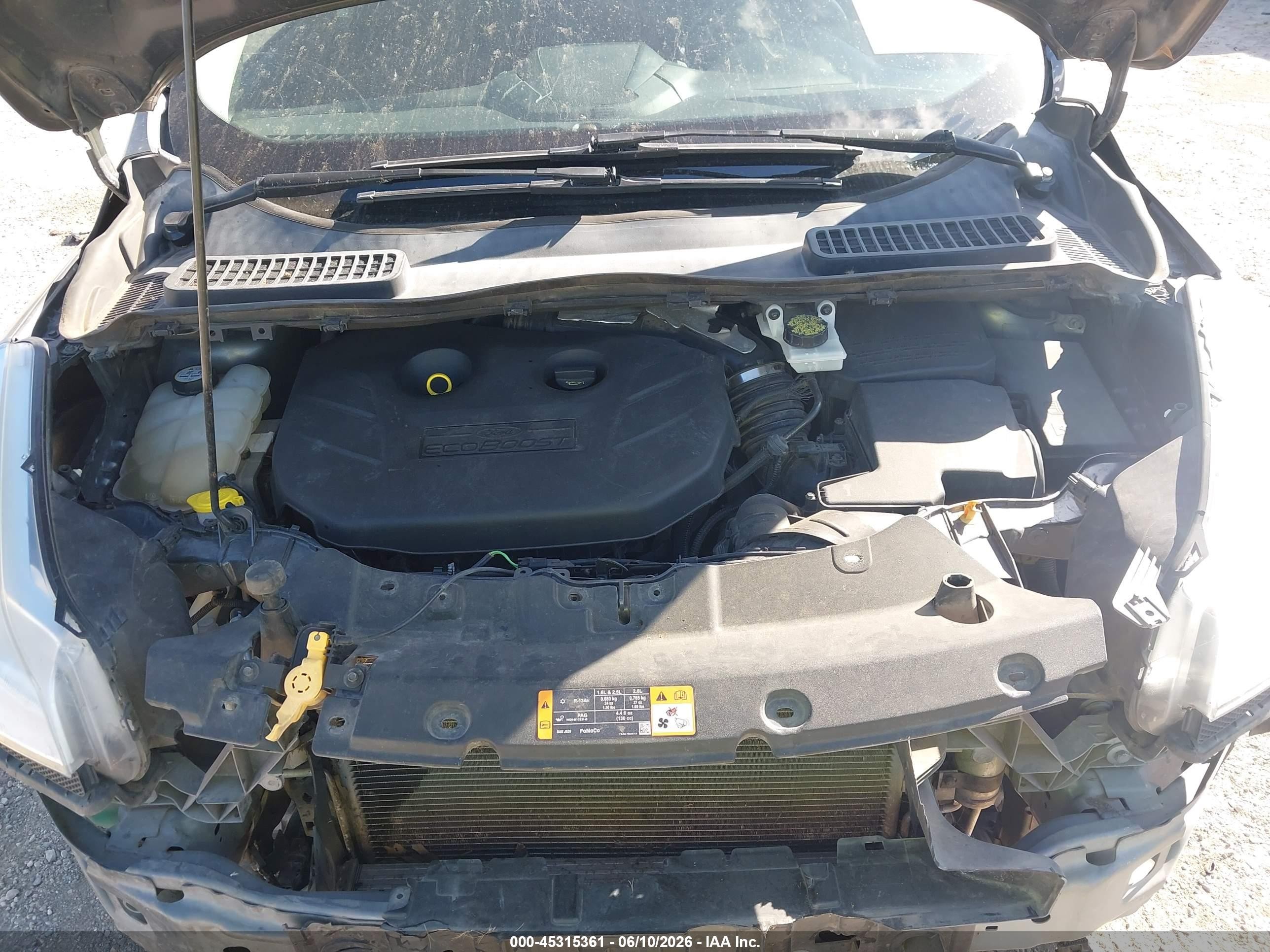 2013 Ford Escape Sel Серый vin: 1FMCU0H94DUA25384