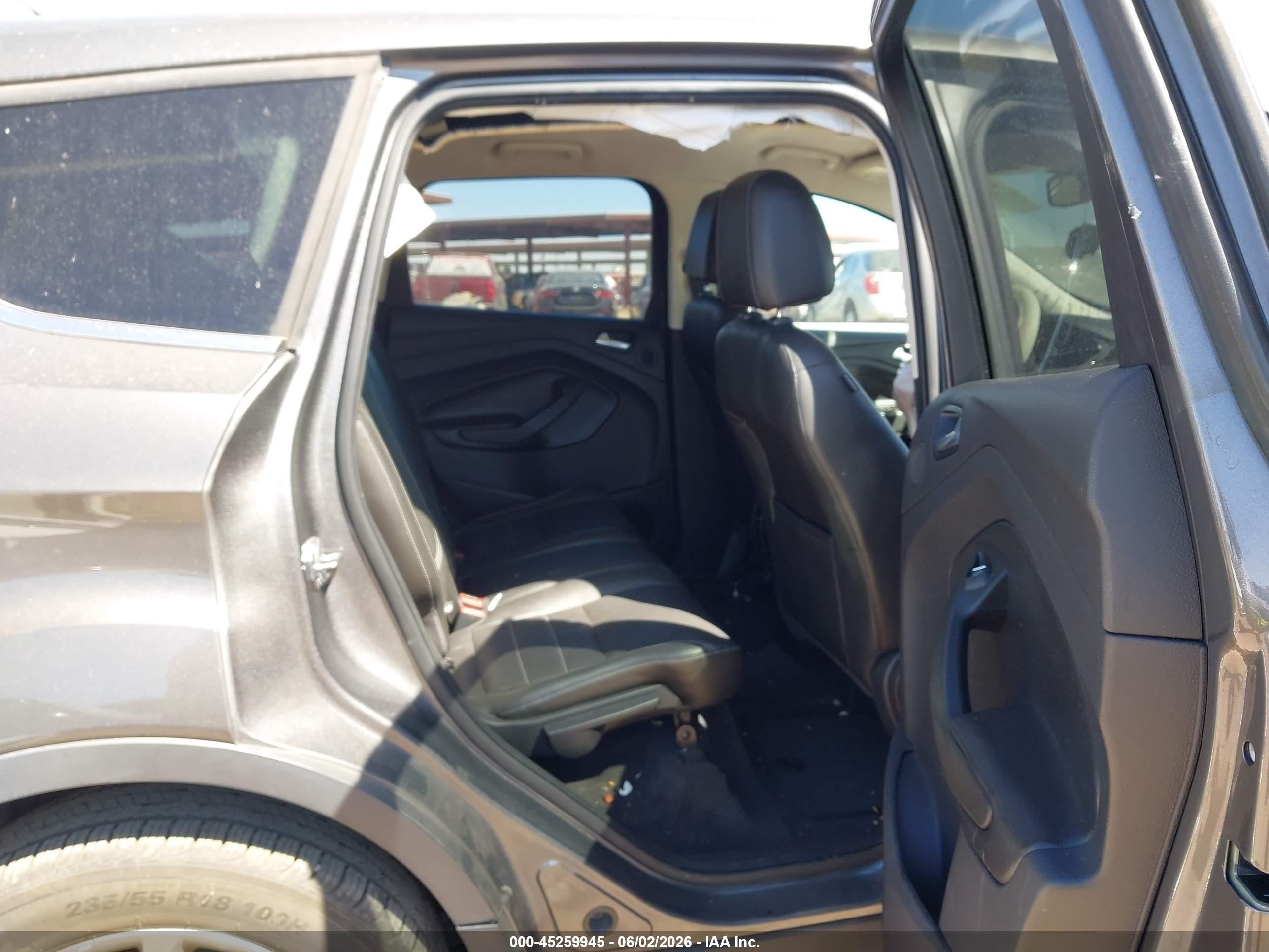 2013 Ford Escape Sel Gray vin: 1FMCU0H94DUA87240