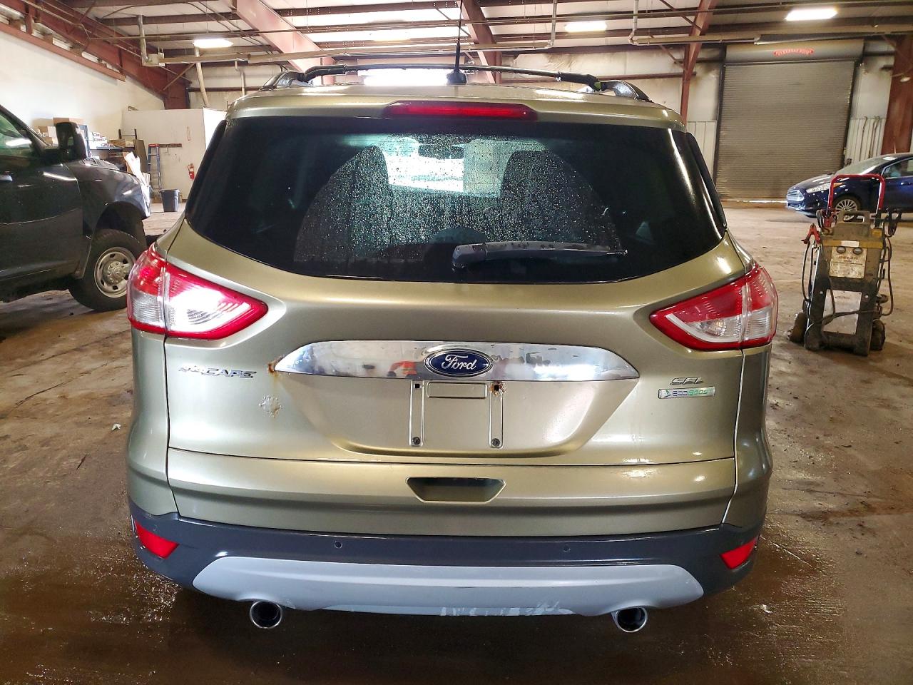 2013 Ford Escape Sel Green vin: 1FMCU0H94DUA95841