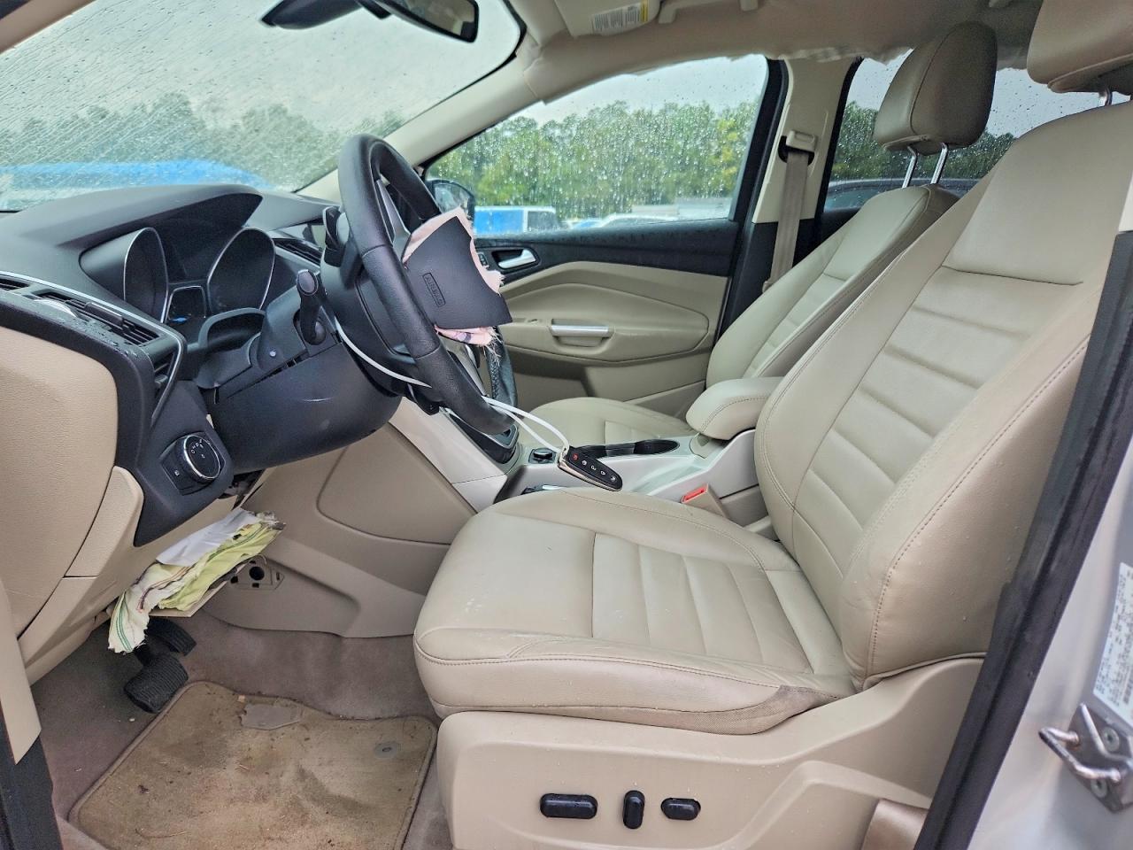2013 Ford Escape Sel Серебряный vin: 1FMCU0H94DUB63717