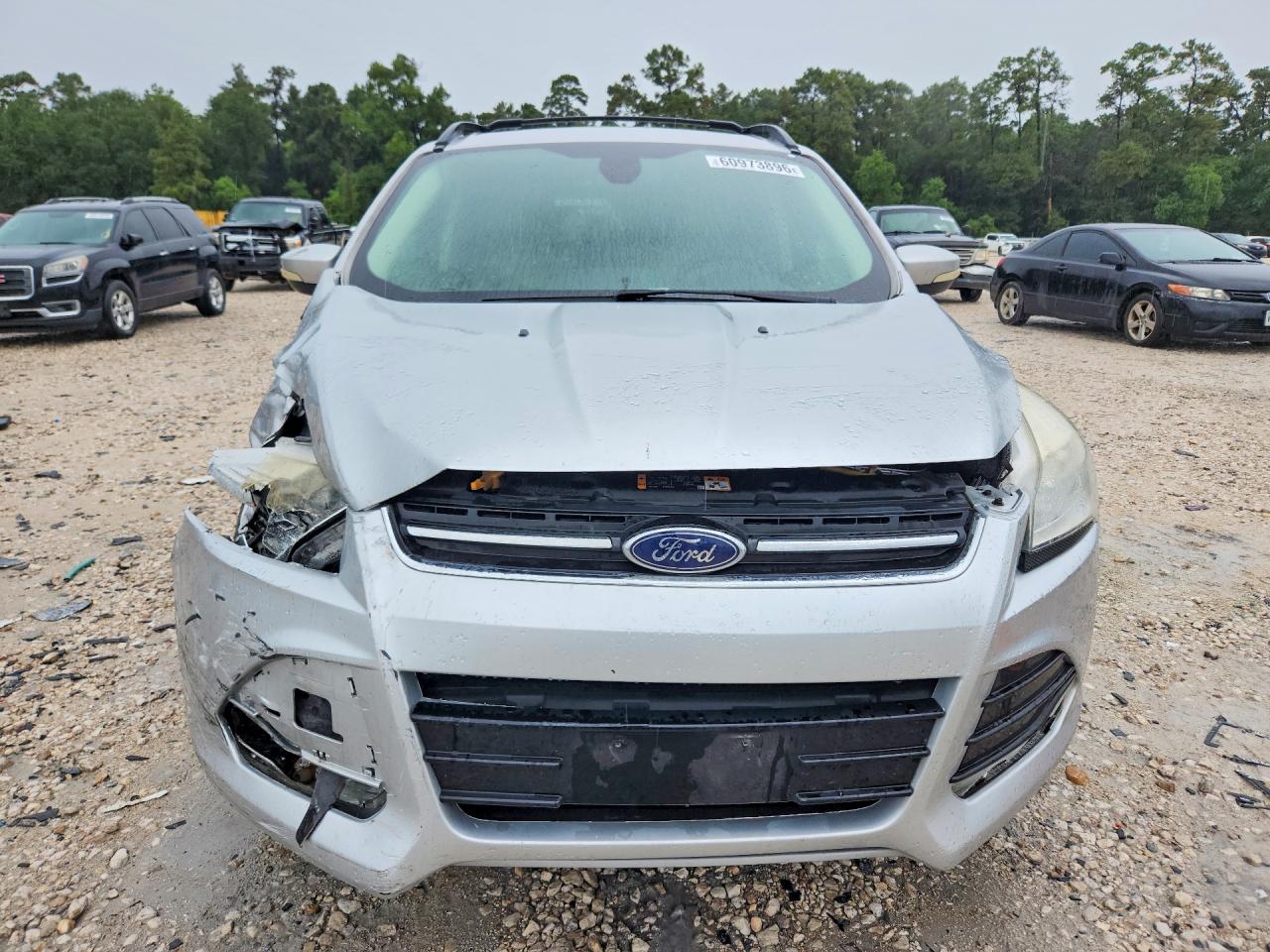 2013 Ford Escape Sel Серебряный vin: 1FMCU0H94DUB63717