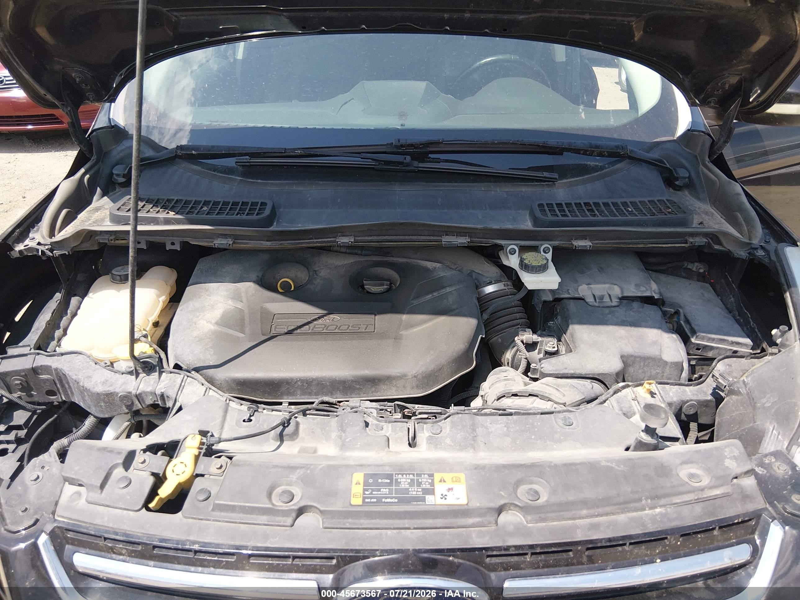 2013 Ford Escape Sel Black vin: 1FMCU0H94DUC44247