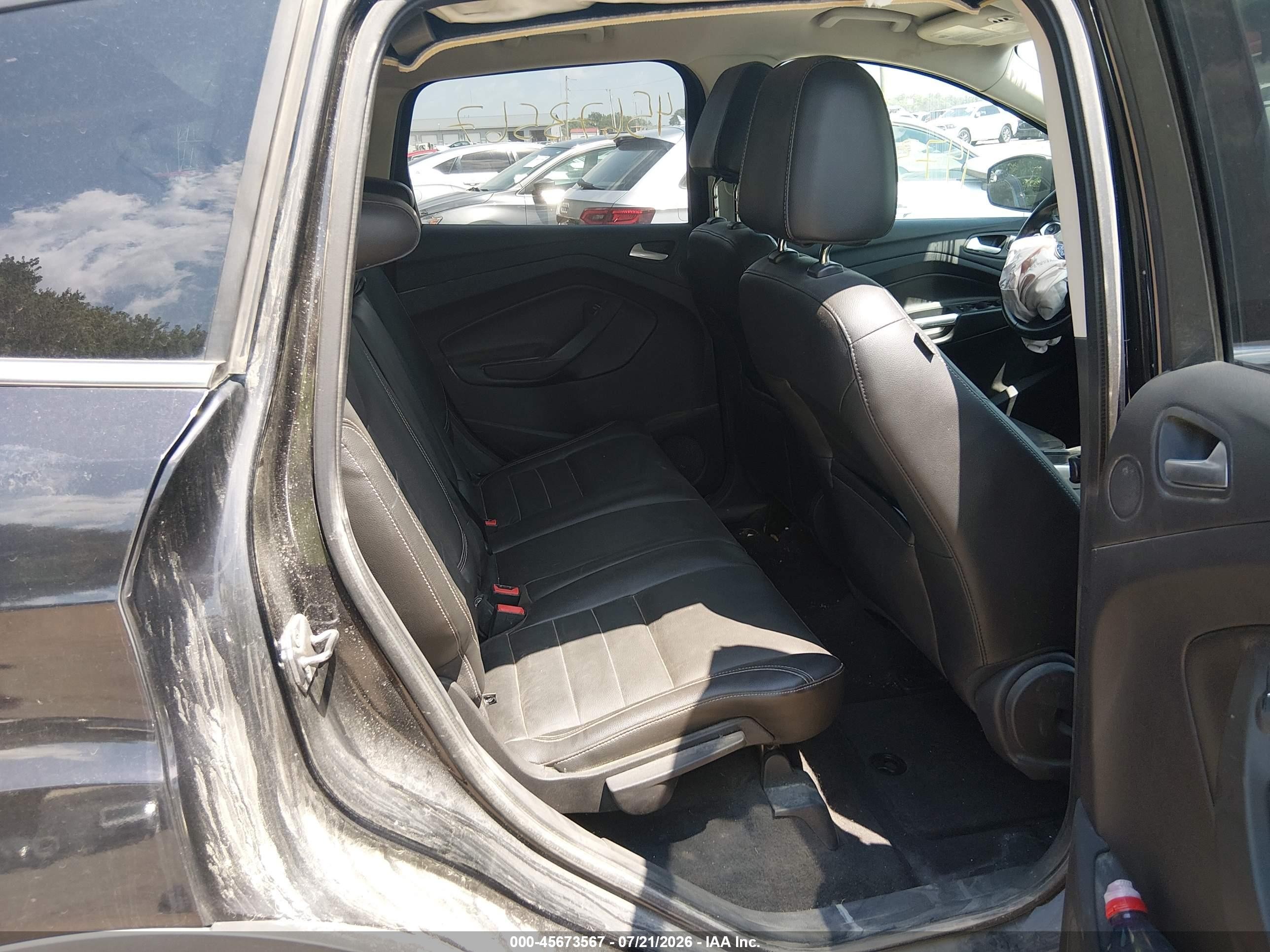 2013 Ford Escape Sel Black vin: 1FMCU0H94DUC44247