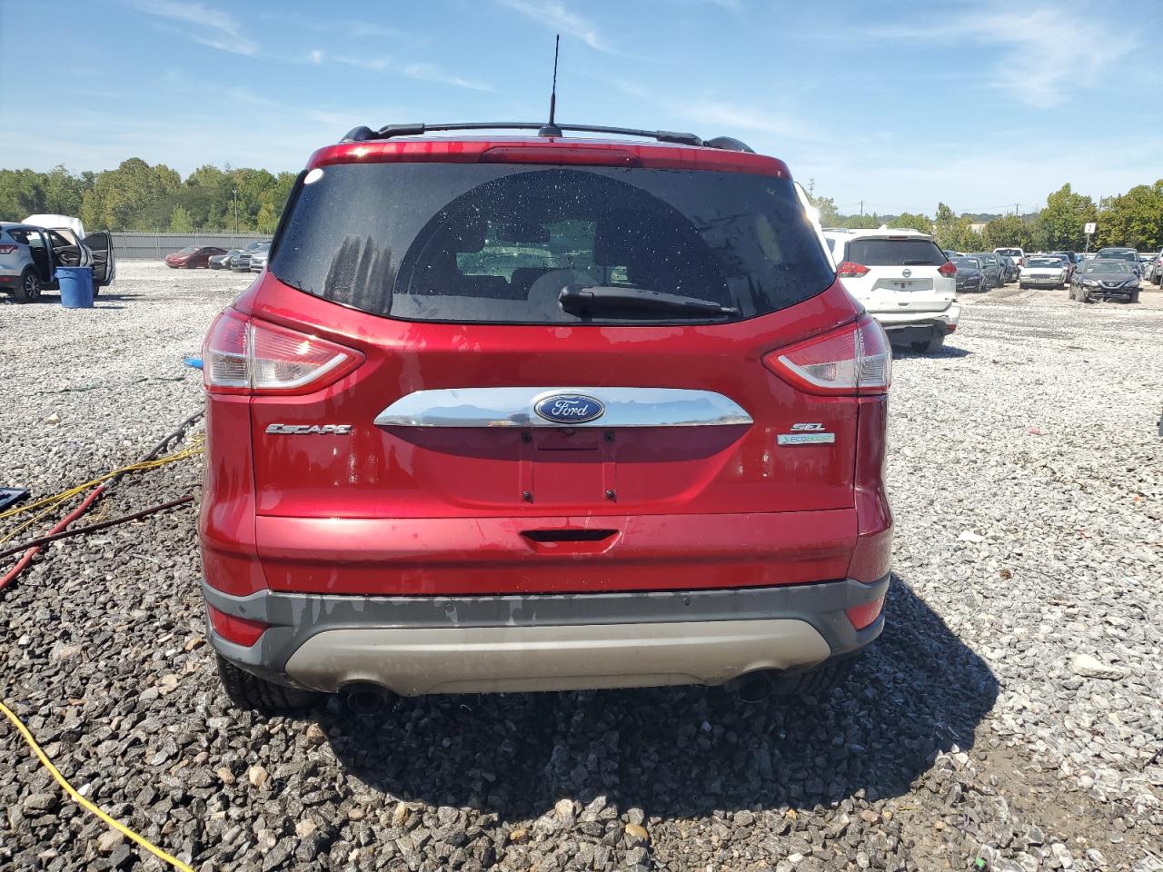 2013 Ford Escape Sel Maroon vin: 1FMCU0H94DUD48110