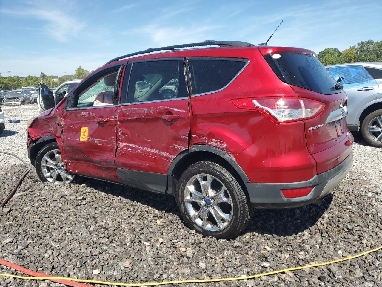 2013 Ford Escape Sel Maroon vin: 1FMCU0H94DUD48110