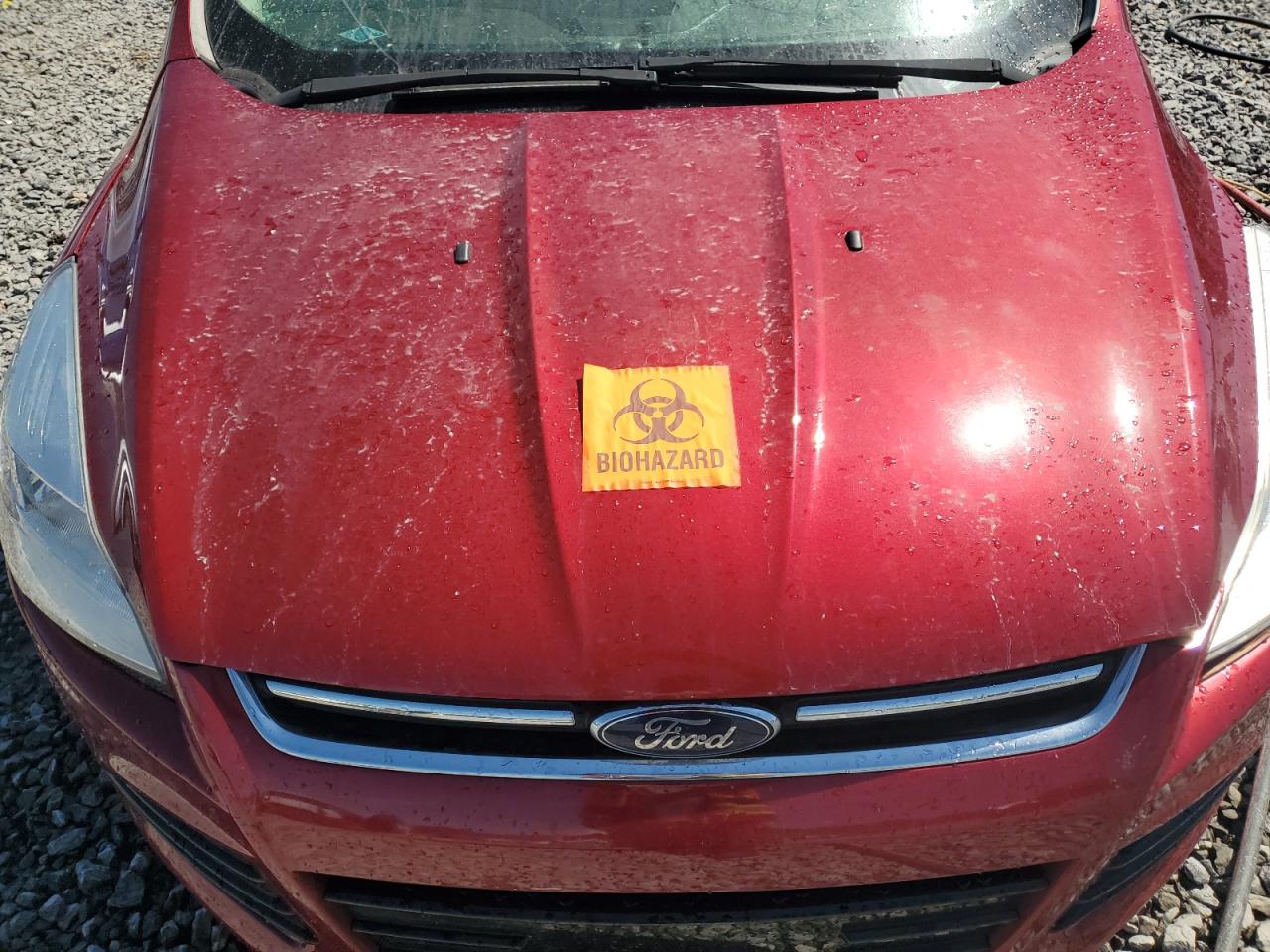 2013 Ford Escape Sel Maroon vin: 1FMCU0H94DUD48110