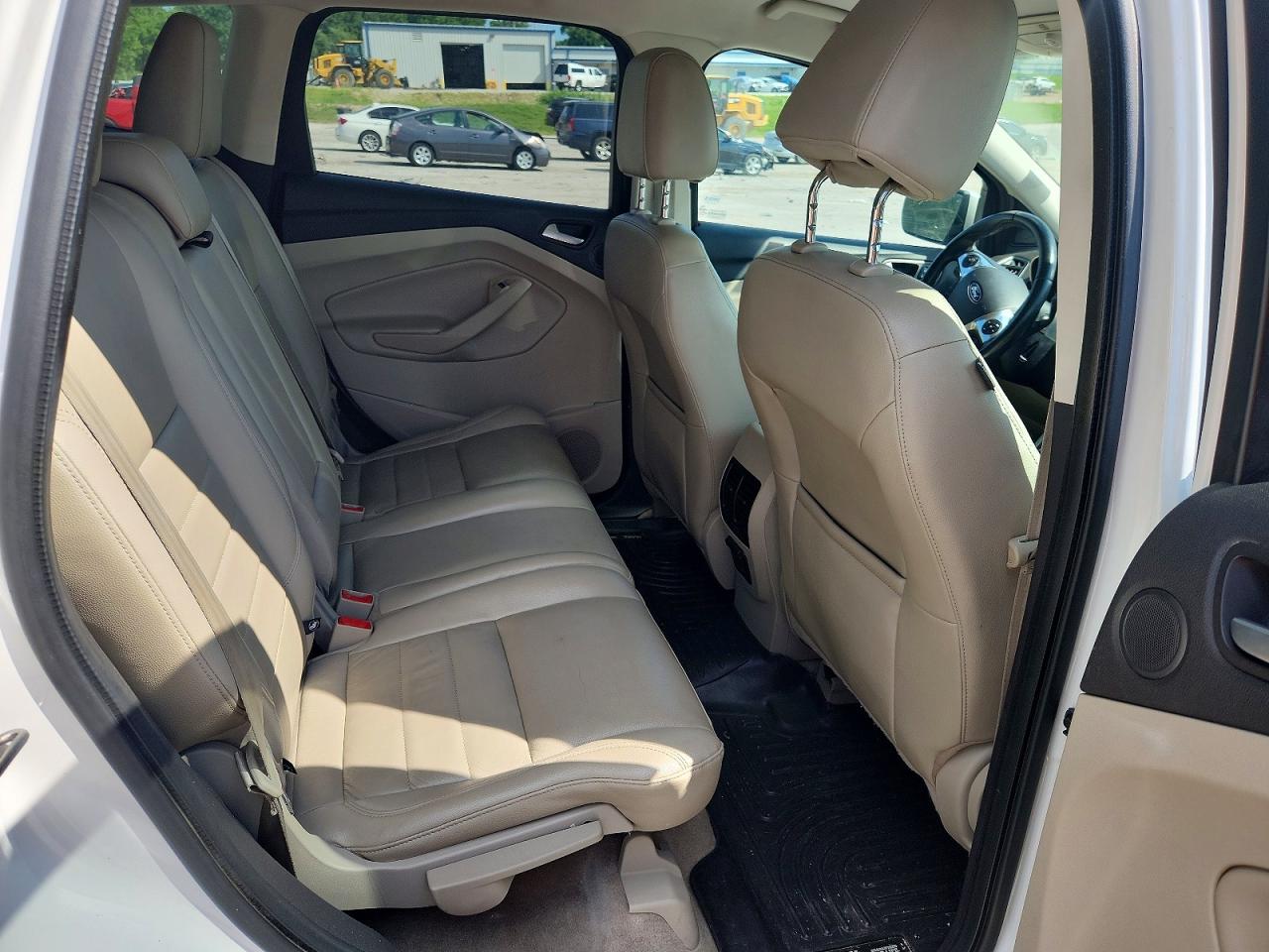 2013 Ford Escape Sel White vin: 1FMCU0H95DUA00977