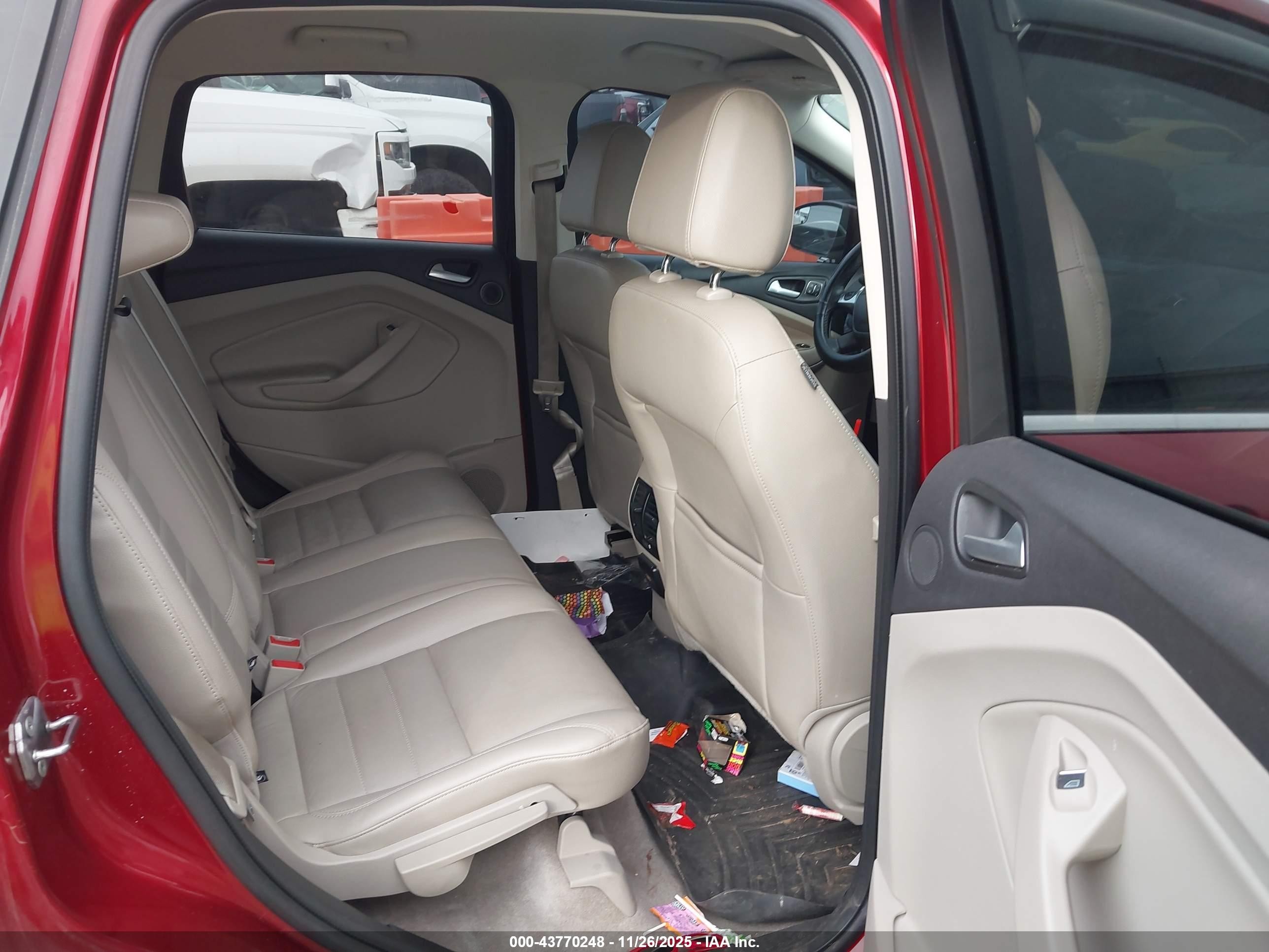 2013 Ford Escape Sel Red vin: 1FMCU0H95DUA46809