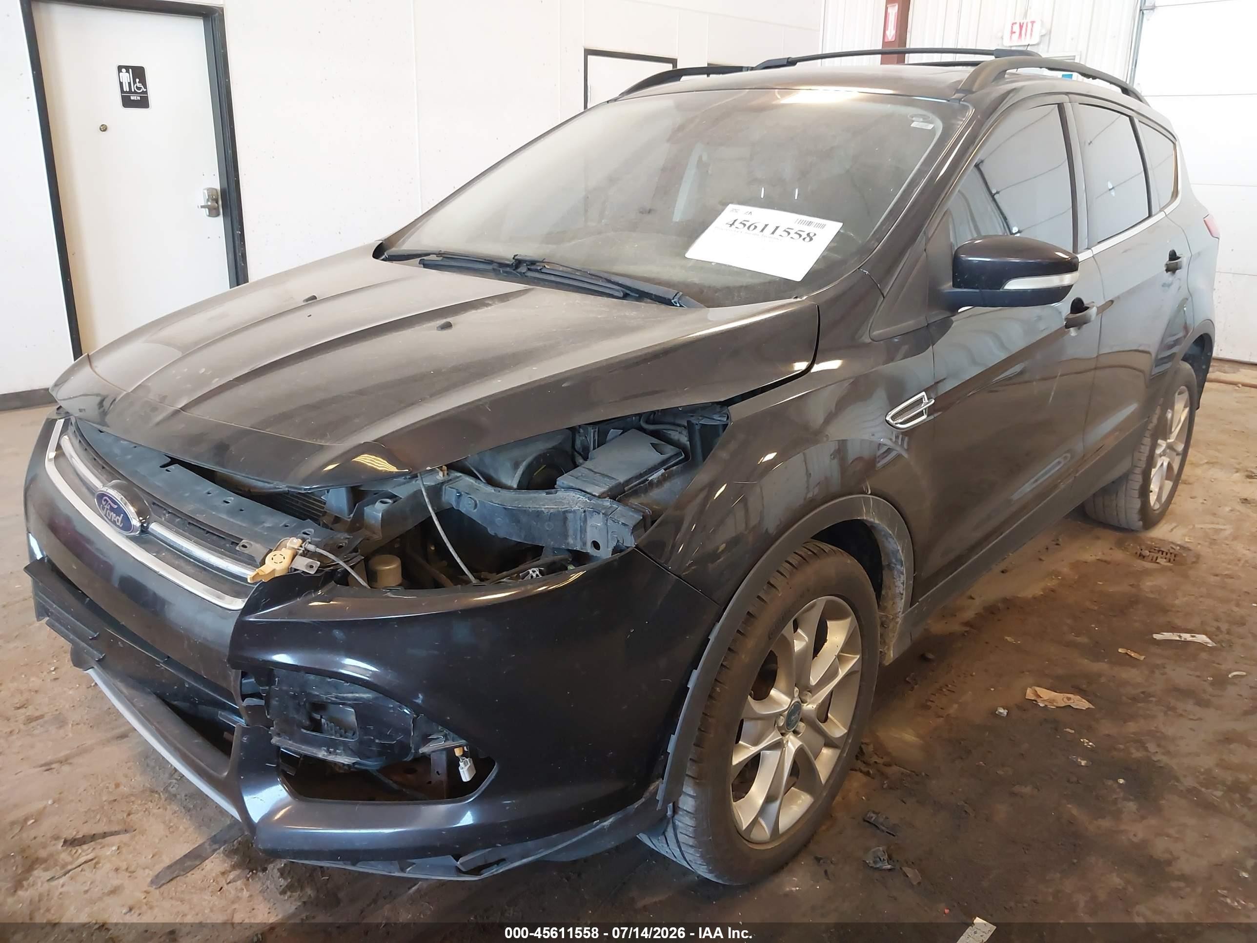 2013 Ford Escape Sel Black vin: 1FMCU0H95DUA68843