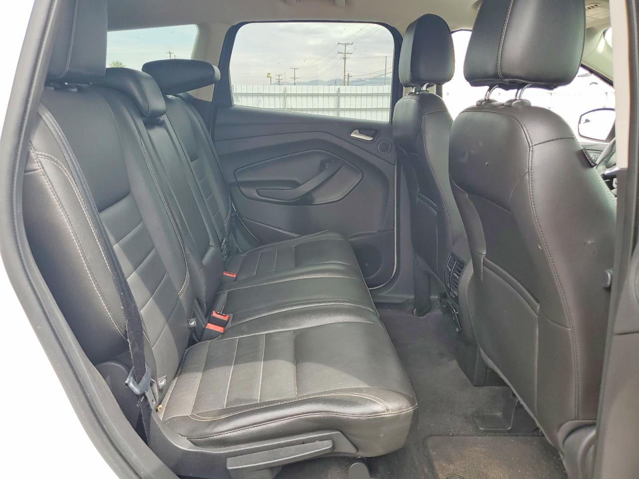 2013 Ford Escape Sel White vin: 1FMCU0H95DUB98590