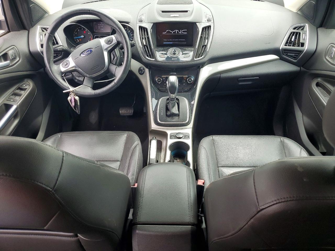 2013 Ford Escape Sel White vin: 1FMCU0H95DUB98590