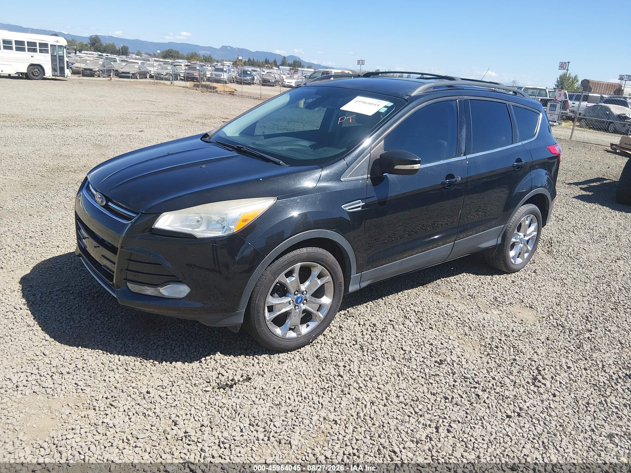 2013 Ford Escape Sel Black vin: 1FMCU0H95DUC36027