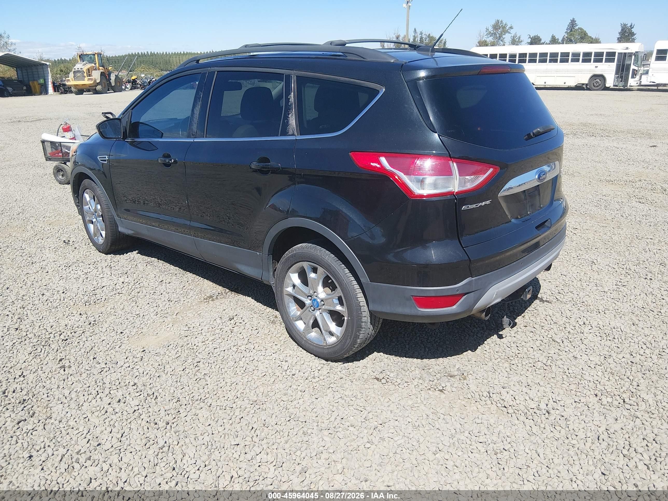 2013 Ford Escape Sel Black vin: 1FMCU0H95DUC36027