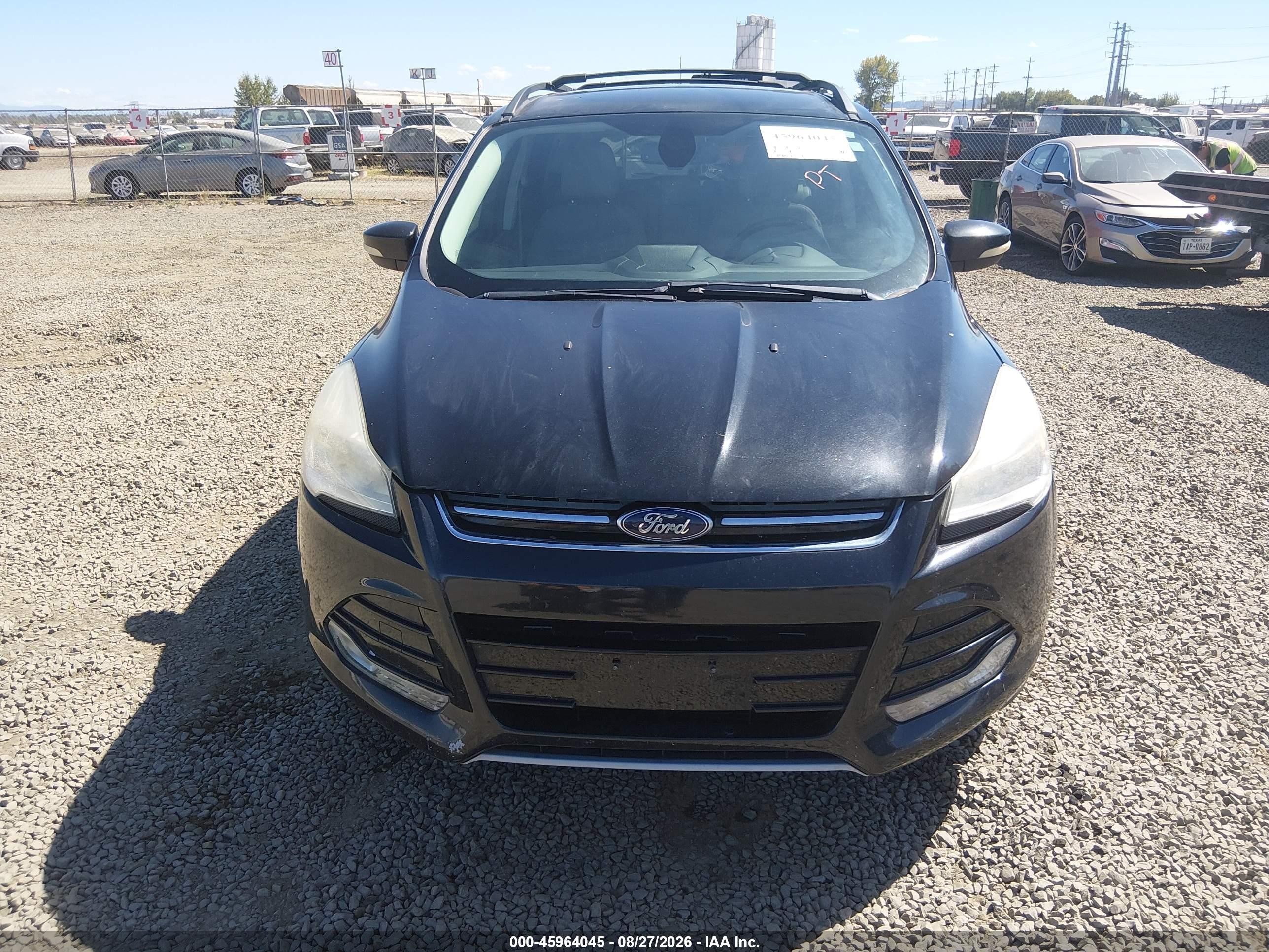 2013 Ford Escape Sel Black vin: 1FMCU0H95DUC36027