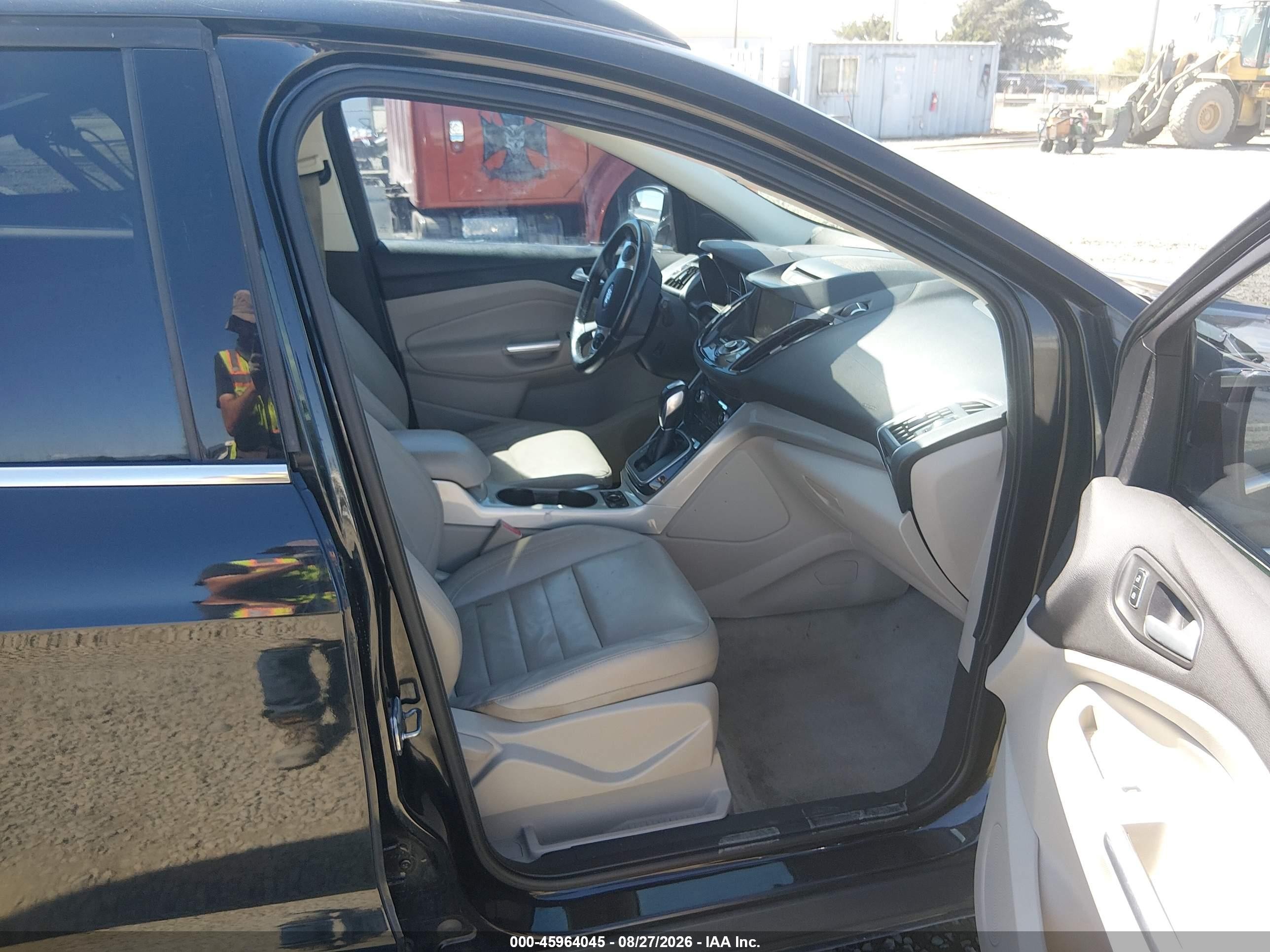 2013 Ford Escape Sel Black vin: 1FMCU0H95DUC36027