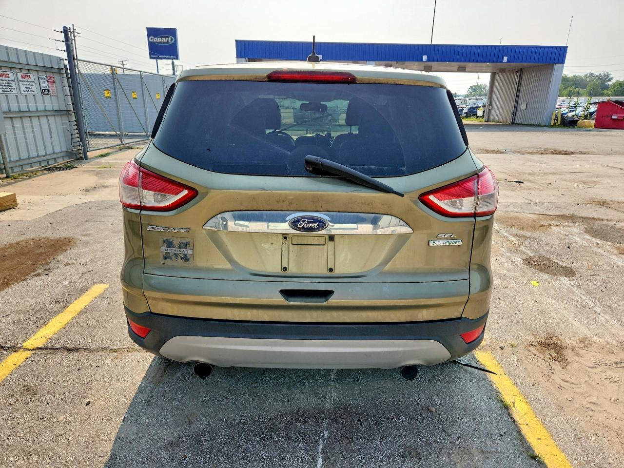 2013 Ford Escape Sel Silver vin: 1FMCU0H95DUC55774