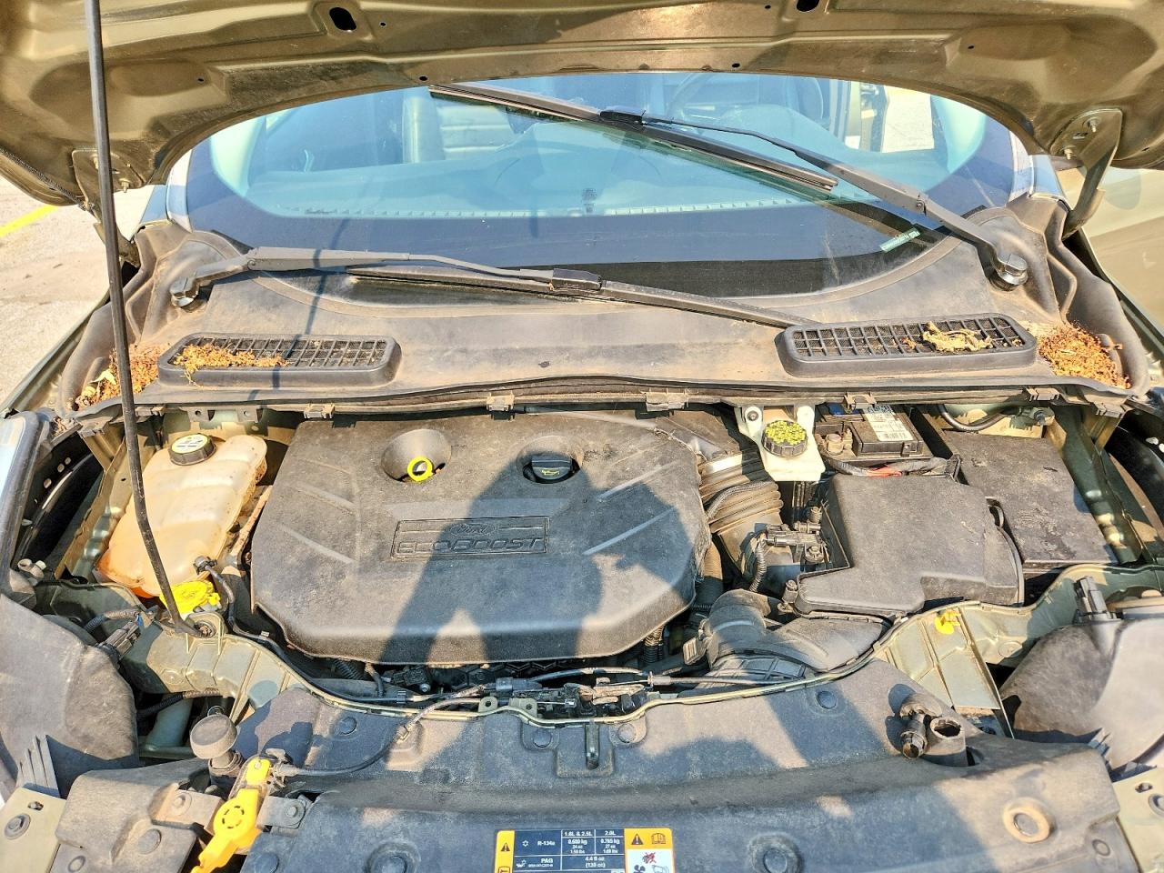 2013 Ford Escape Sel Silver vin: 1FMCU0H95DUC55774