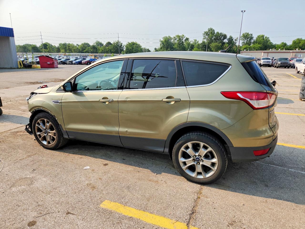 2013 Ford Escape Sel Silver vin: 1FMCU0H95DUC55774