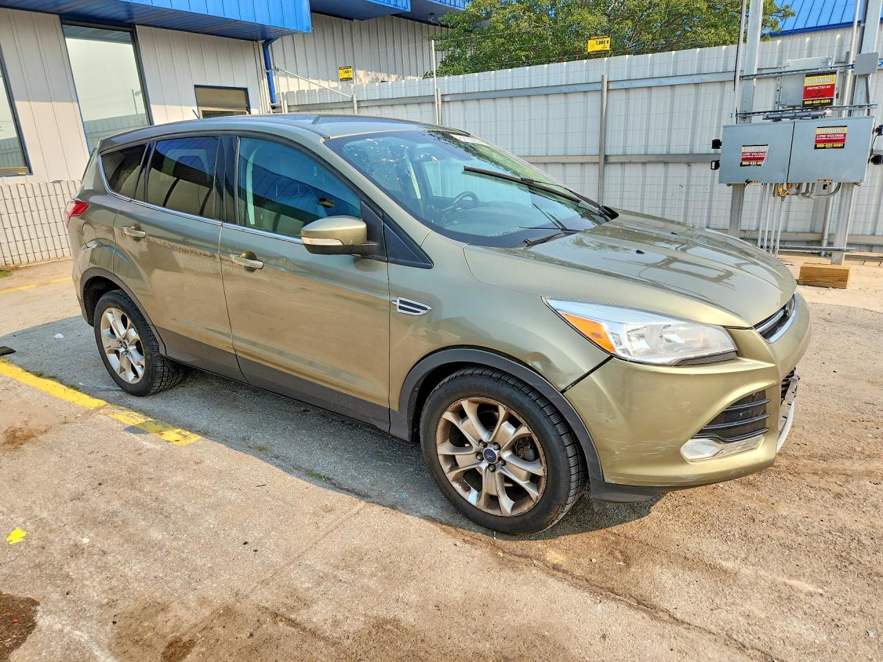 2013 Ford Escape Sel Silver vin: 1FMCU0H95DUC55774