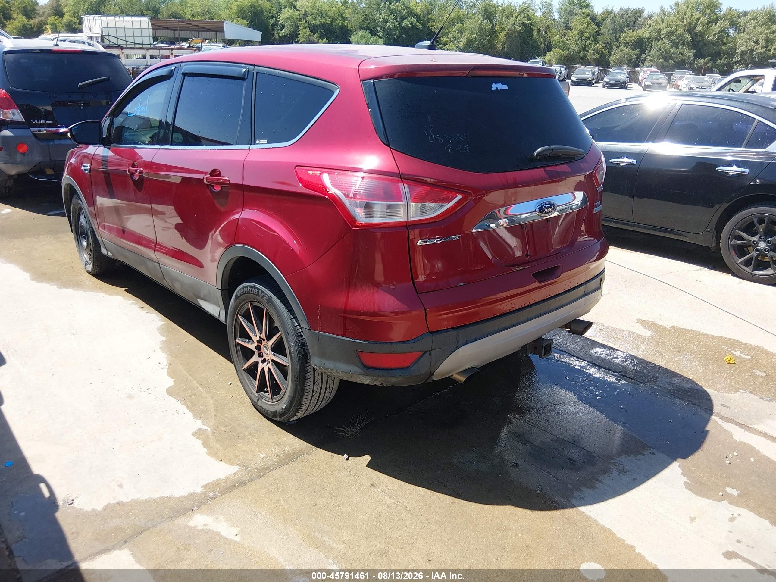 2013 Ford Escape Sel Maroon vin: 1FMCU0H95DUD46317