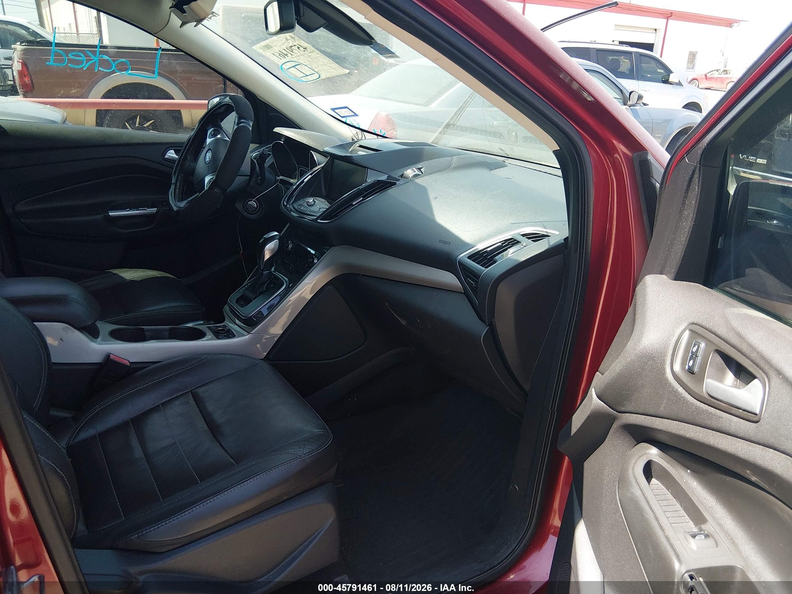 2013 Ford Escape Sel Maroon vin: 1FMCU0H95DUD46317