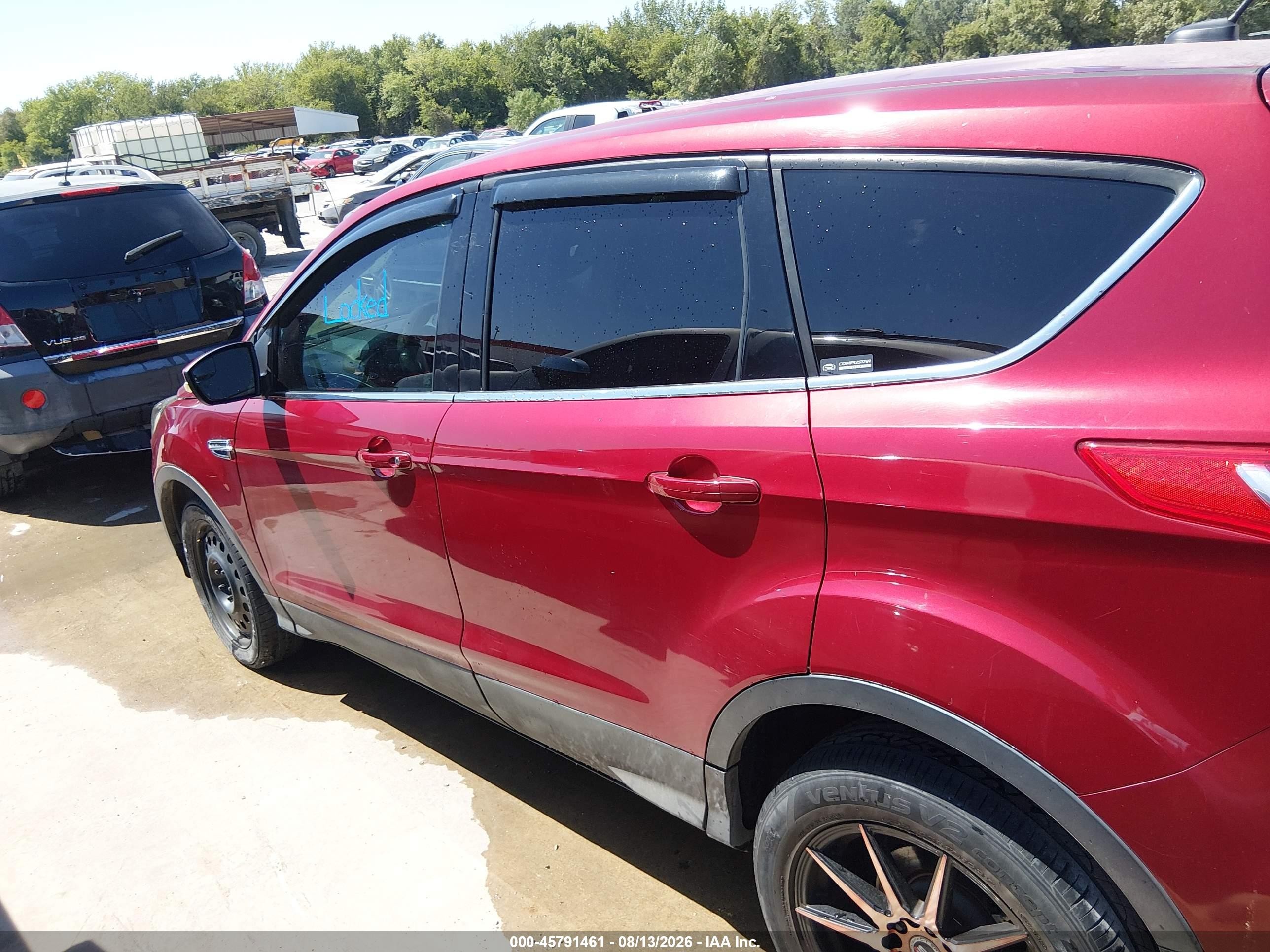 2013 Ford Escape Sel Maroon vin: 1FMCU0H95DUD46317