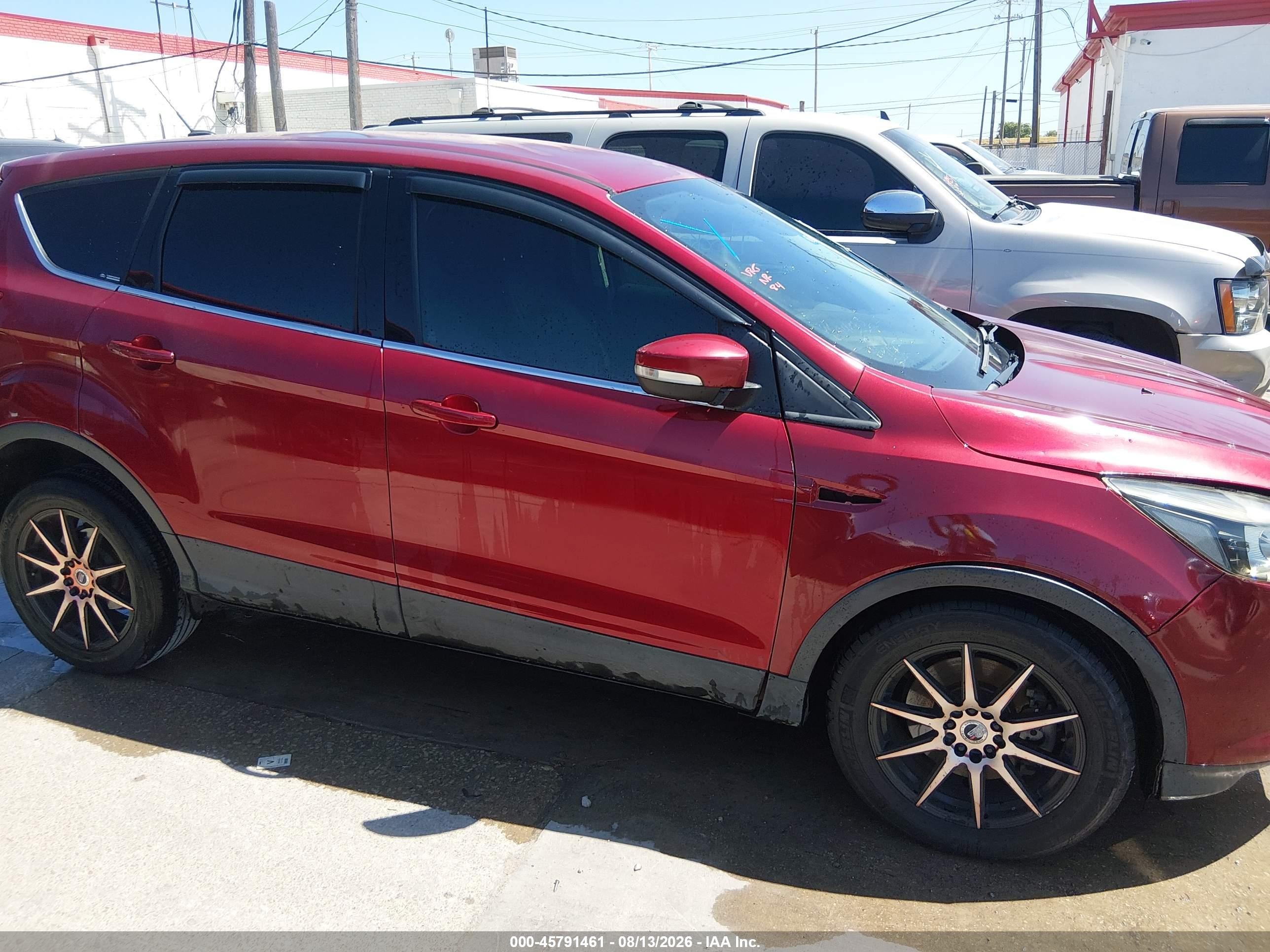 2013 Ford Escape Sel Maroon vin: 1FMCU0H95DUD46317