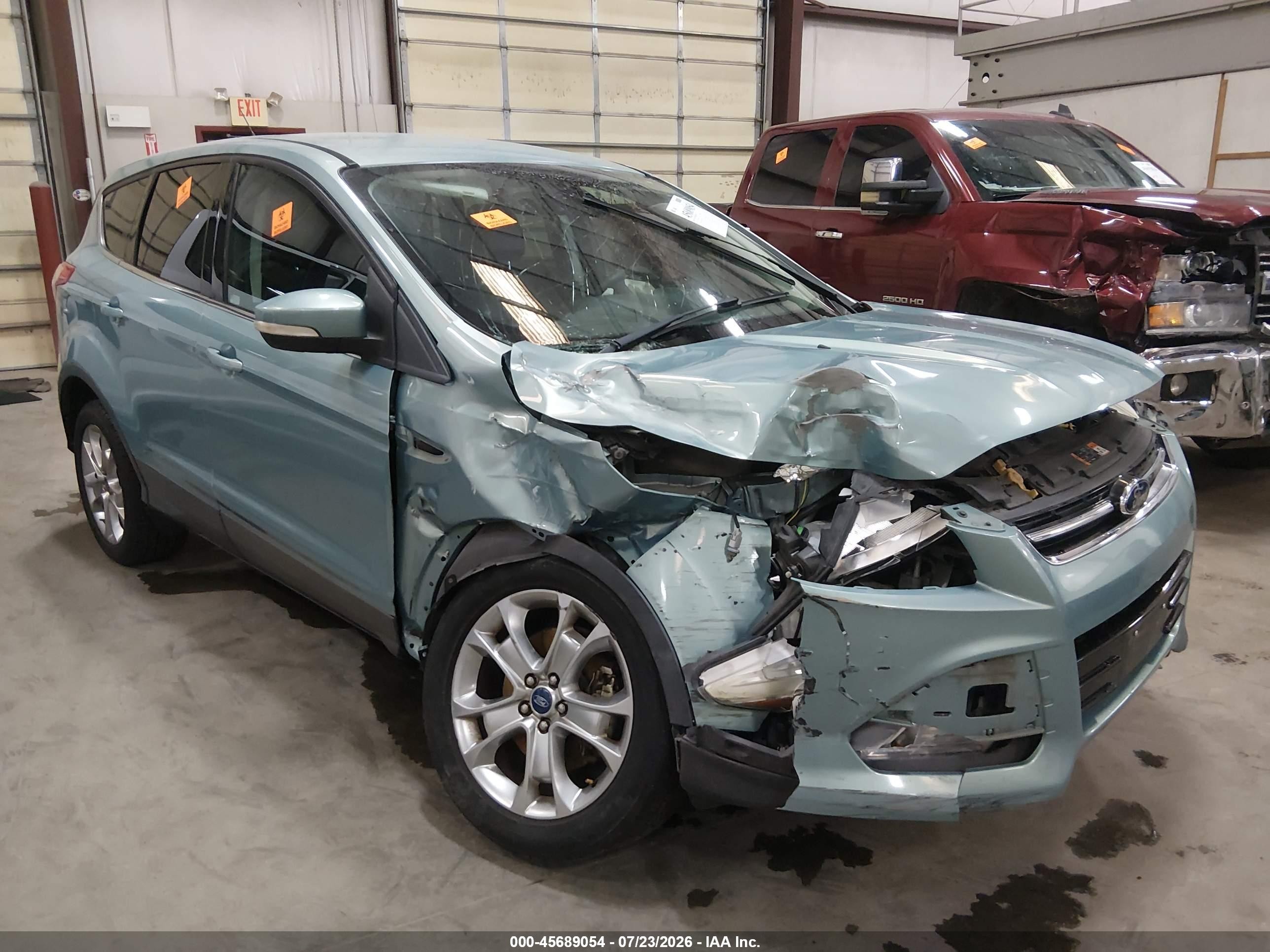 2013 Ford Escape Sel Blue vin: 1FMCU0H96DUA14872