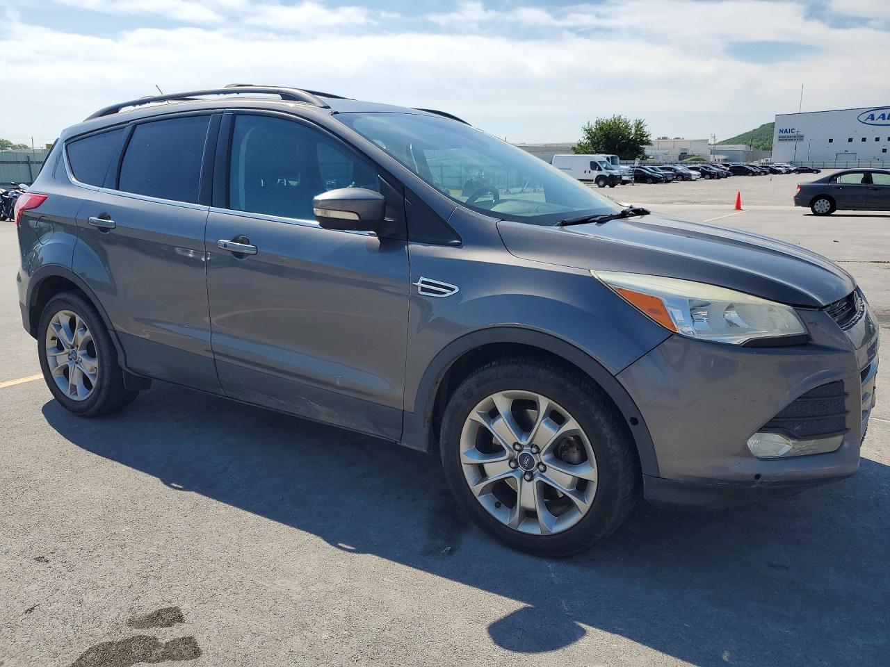 2013 Ford Escape Sel Gray vin: 1FMCU0H96DUA70360