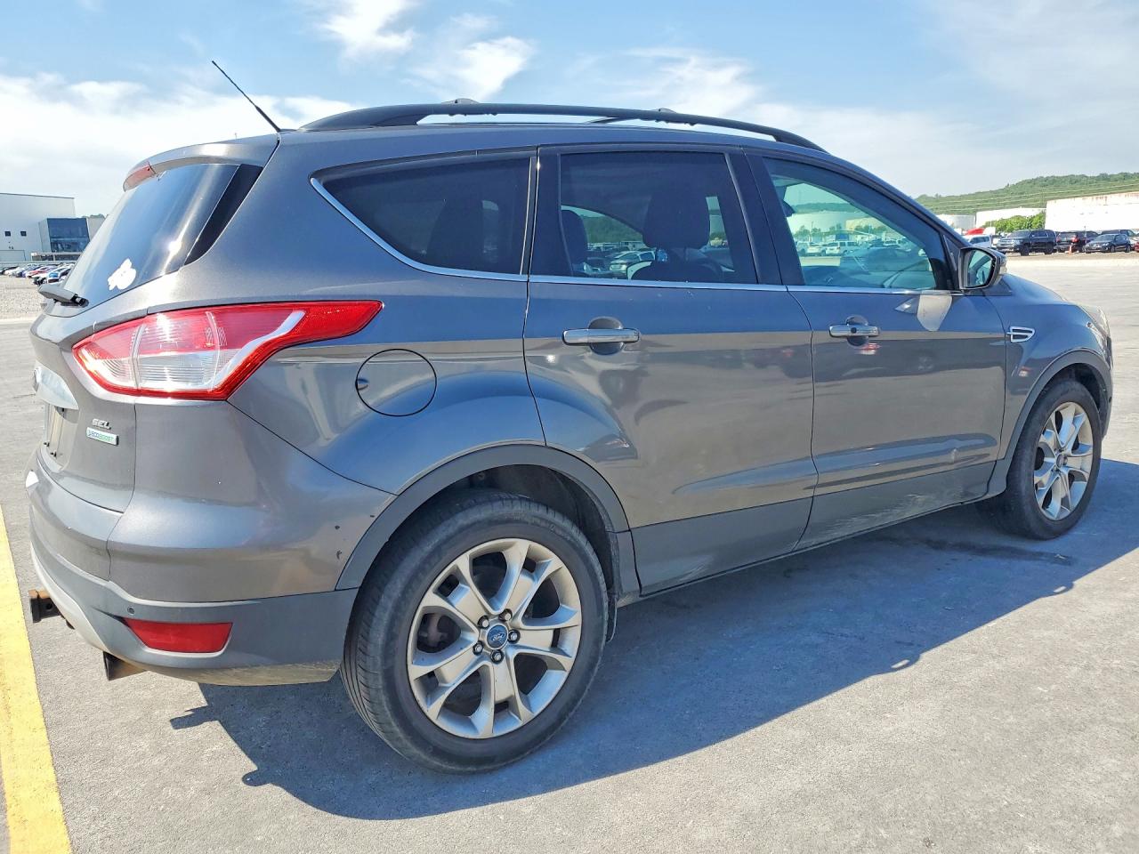 2013 Ford Escape Sel Gray vin: 1FMCU0H96DUA70360