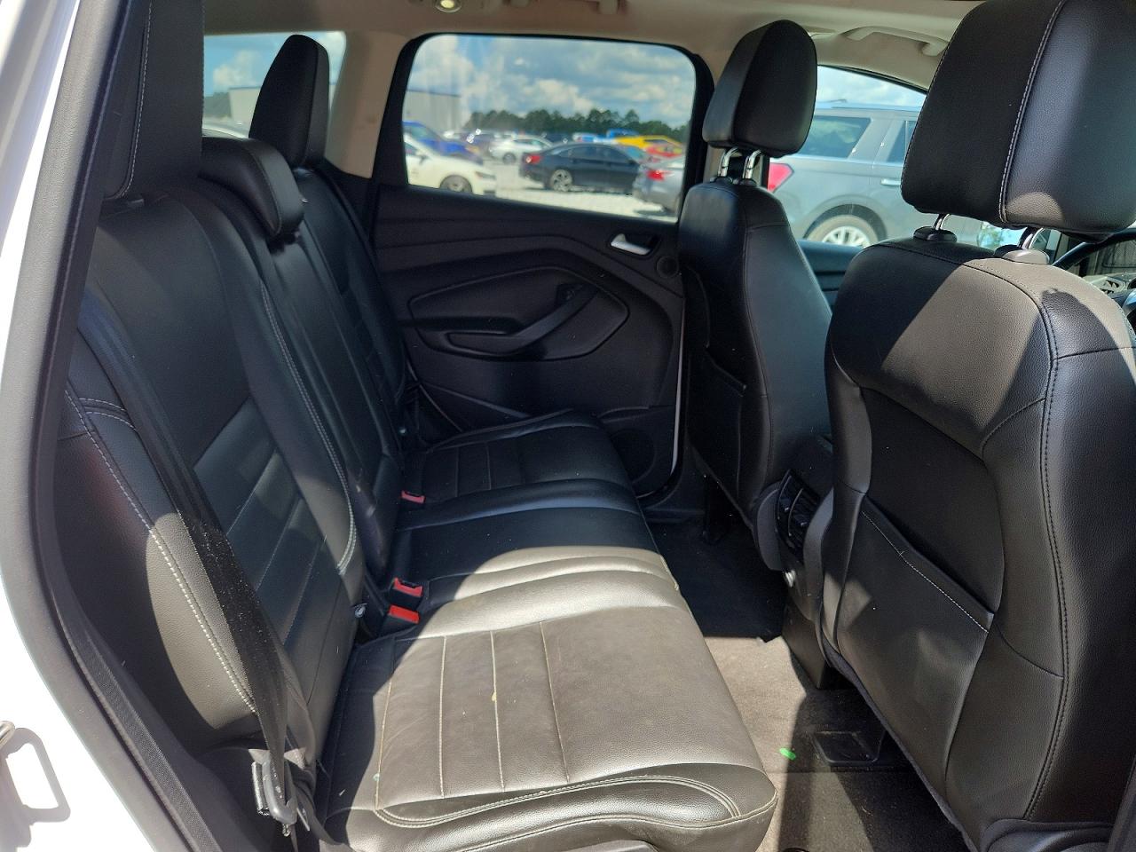 2013 Ford Escape Sel White vin: 1FMCU0H96DUA87109