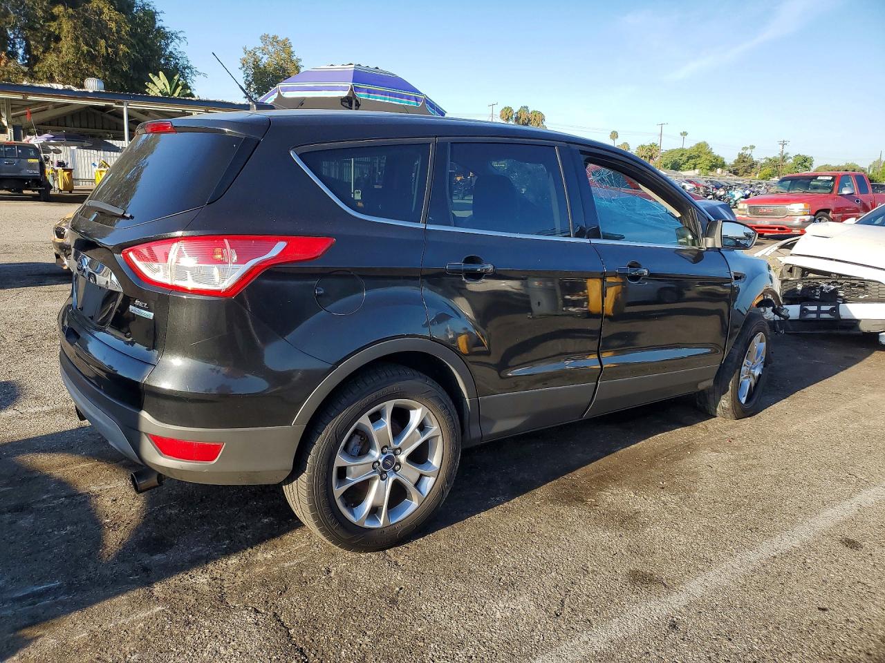 2013 Ford Escape Sel Black vin: 1FMCU0H96DUC47862