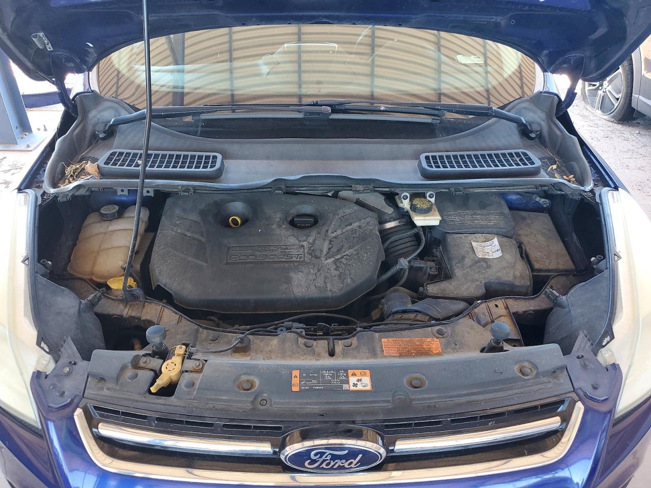2013 Ford Escape Sel Blue vin: 1FMCU0H97DUA17652
