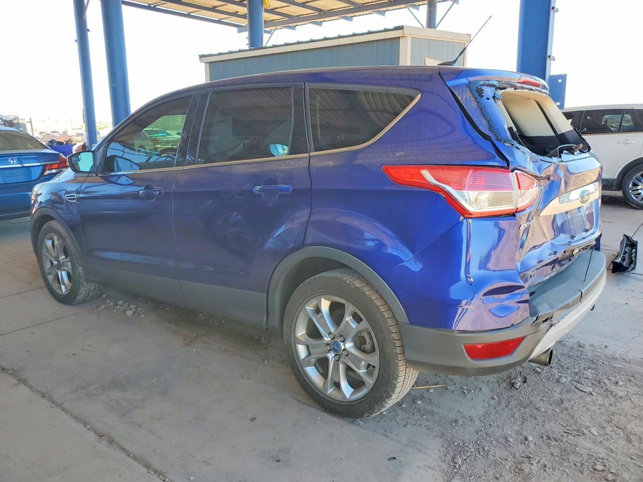 2013 Ford Escape Sel Blue vin: 1FMCU0H97DUA17652