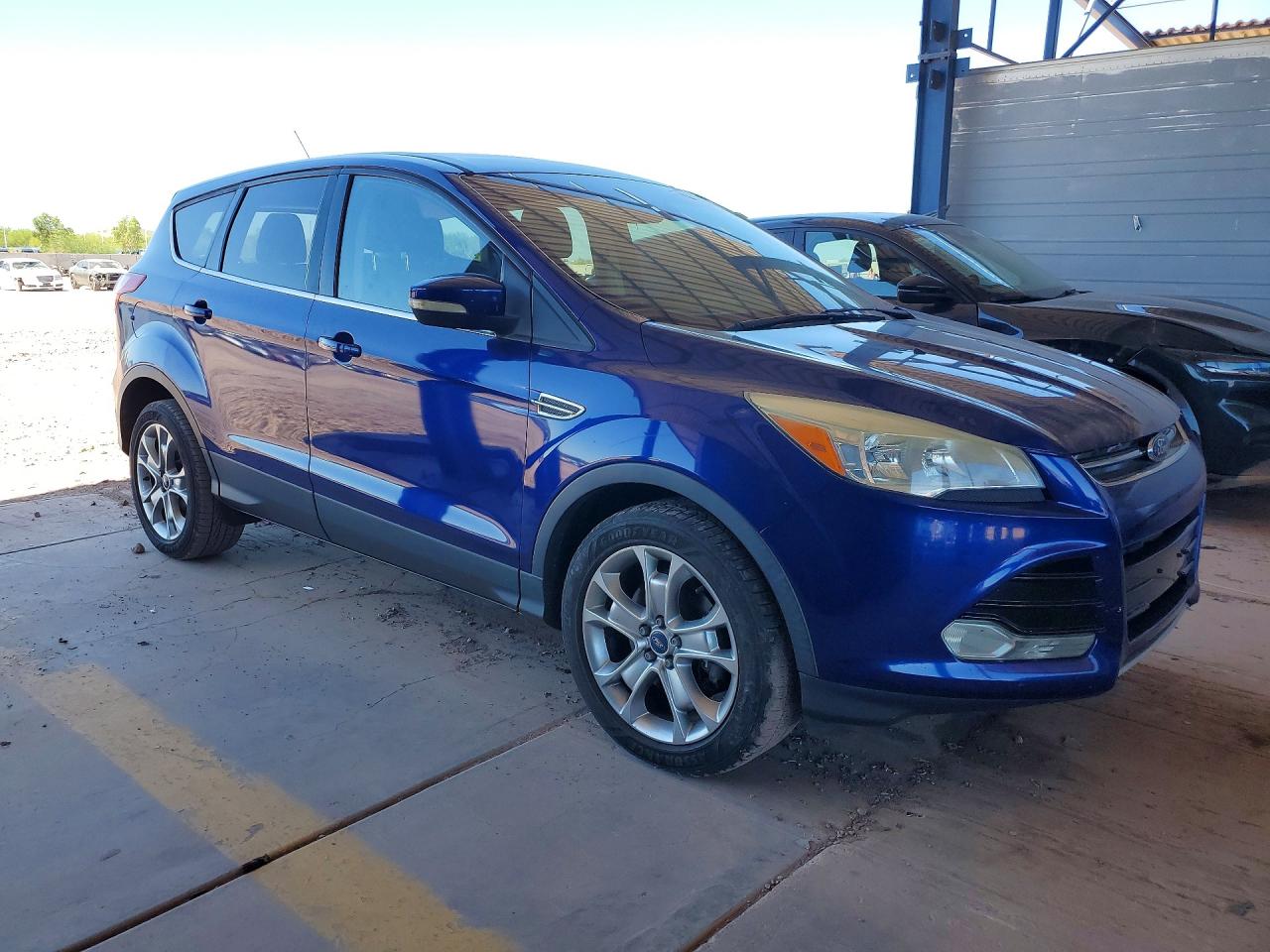 2013 Ford Escape Sel Blue vin: 1FMCU0H97DUA17652