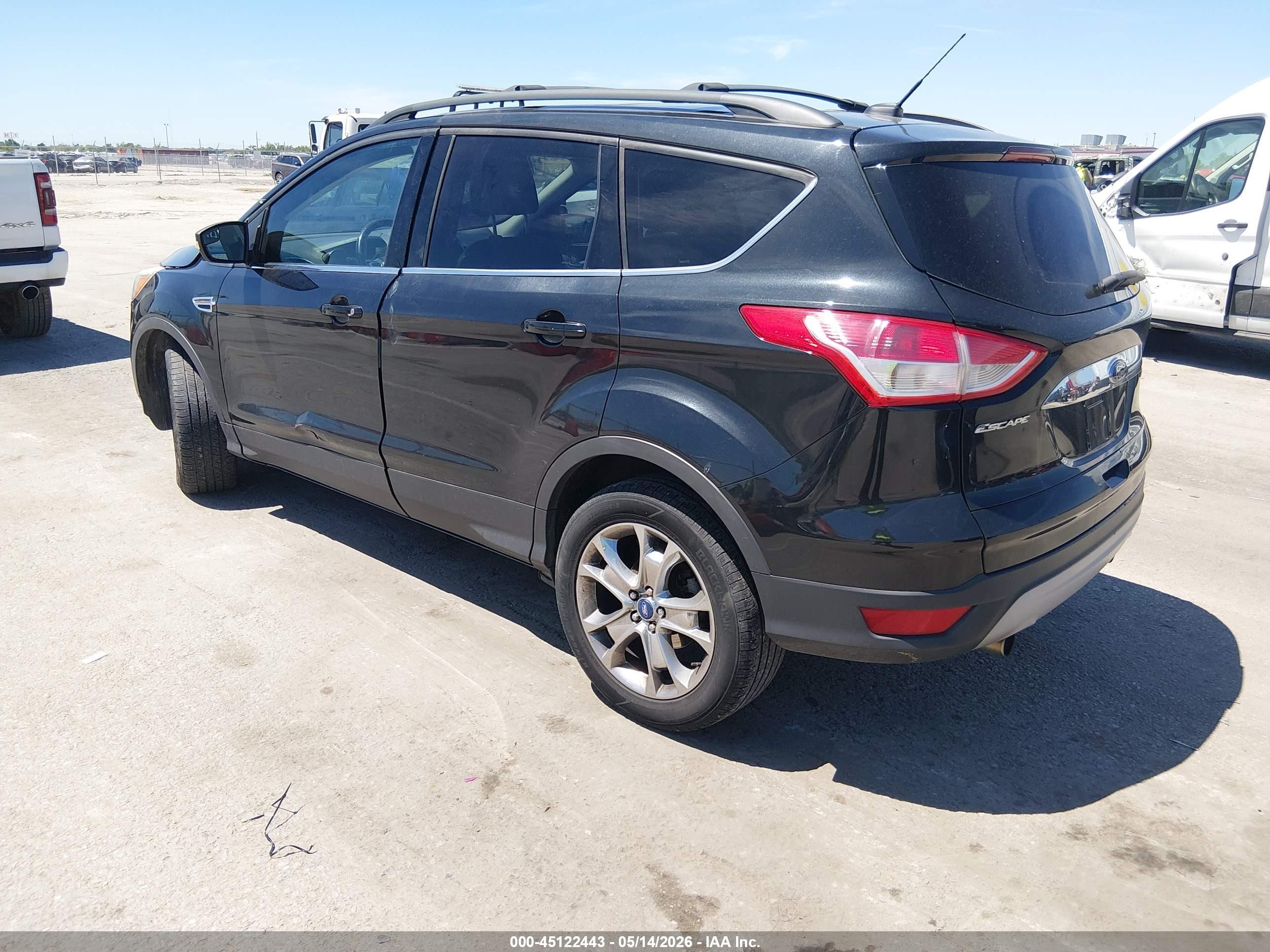 2013 Ford Escape Sel Black vin: 1FMCU0H97DUA31583