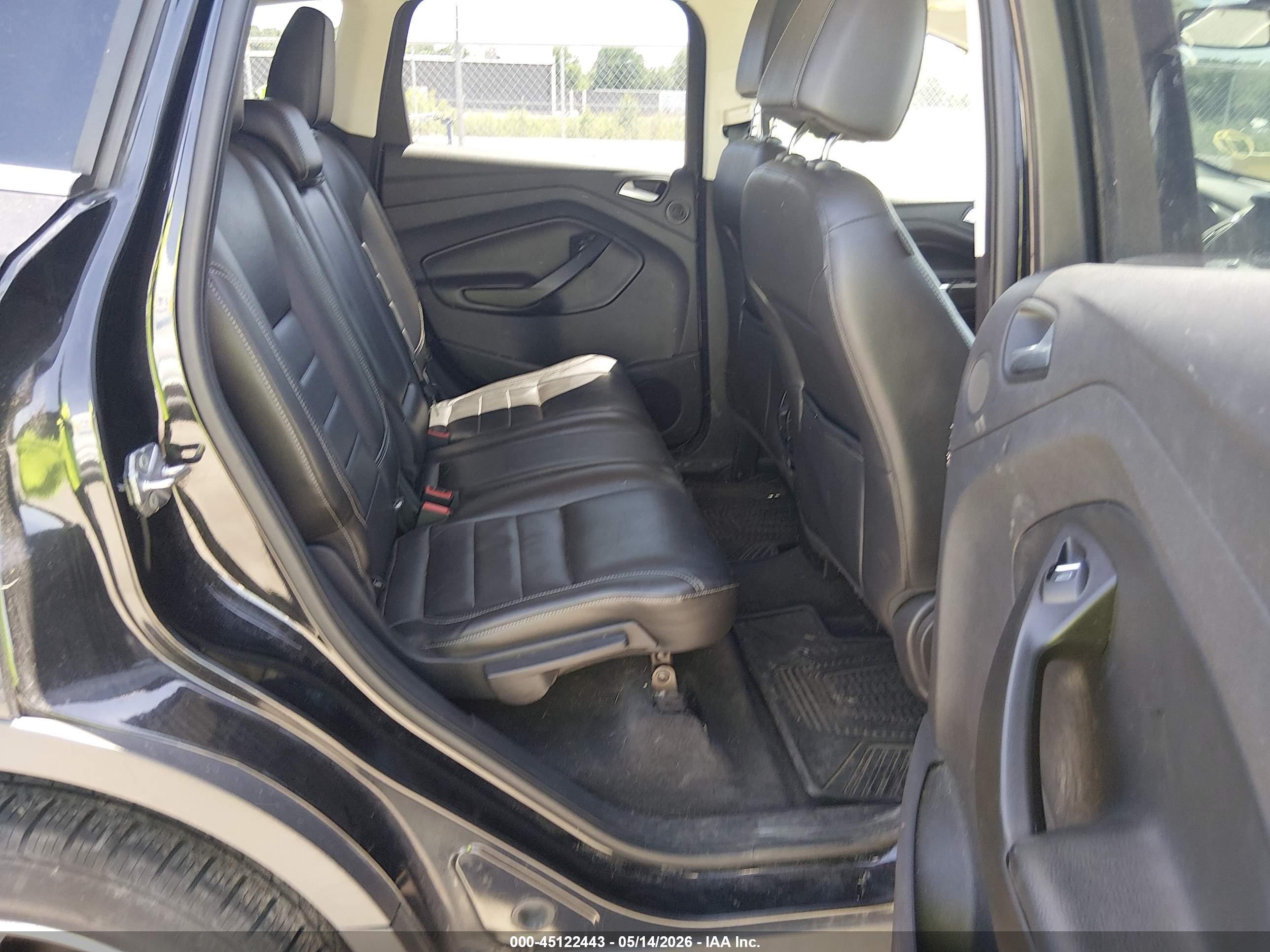 2013 Ford Escape Sel Black vin: 1FMCU0H97DUA31583