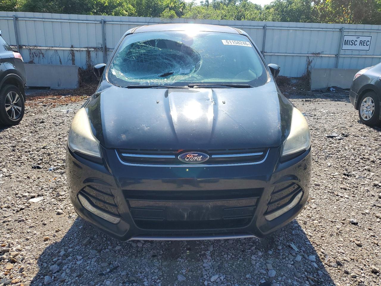 2013 Ford Escape Sel Black vin: 1FMCU0H97DUA53986