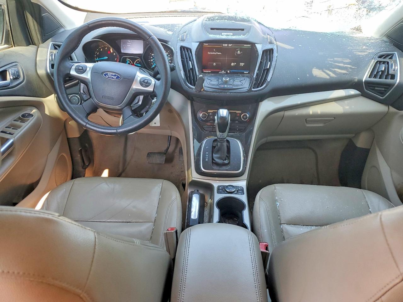 2013 Ford Escape Sel Black vin: 1FMCU0H97DUA53986