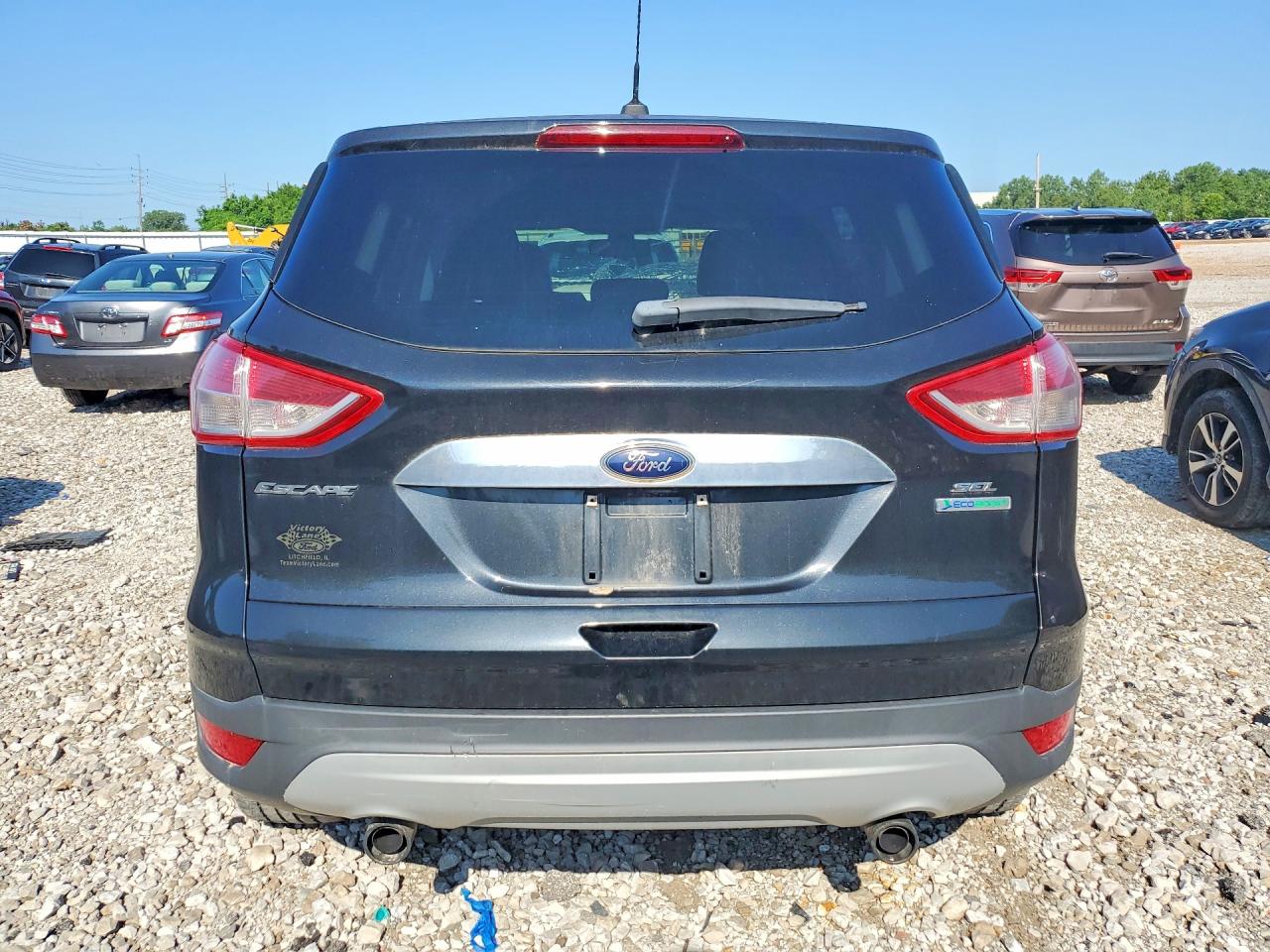 2013 Ford Escape Sel Black vin: 1FMCU0H97DUA53986