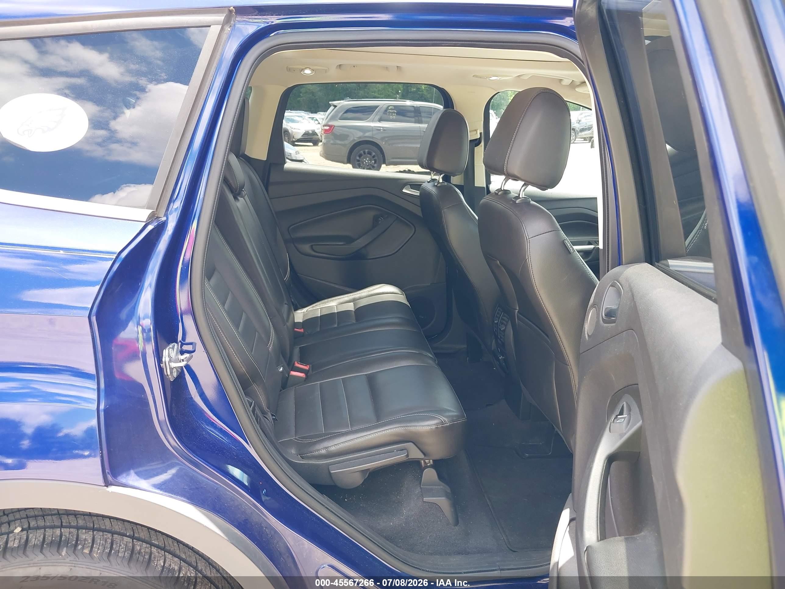 2013 Ford Escape Sel Синий vin: 1FMCU0H97DUB05729