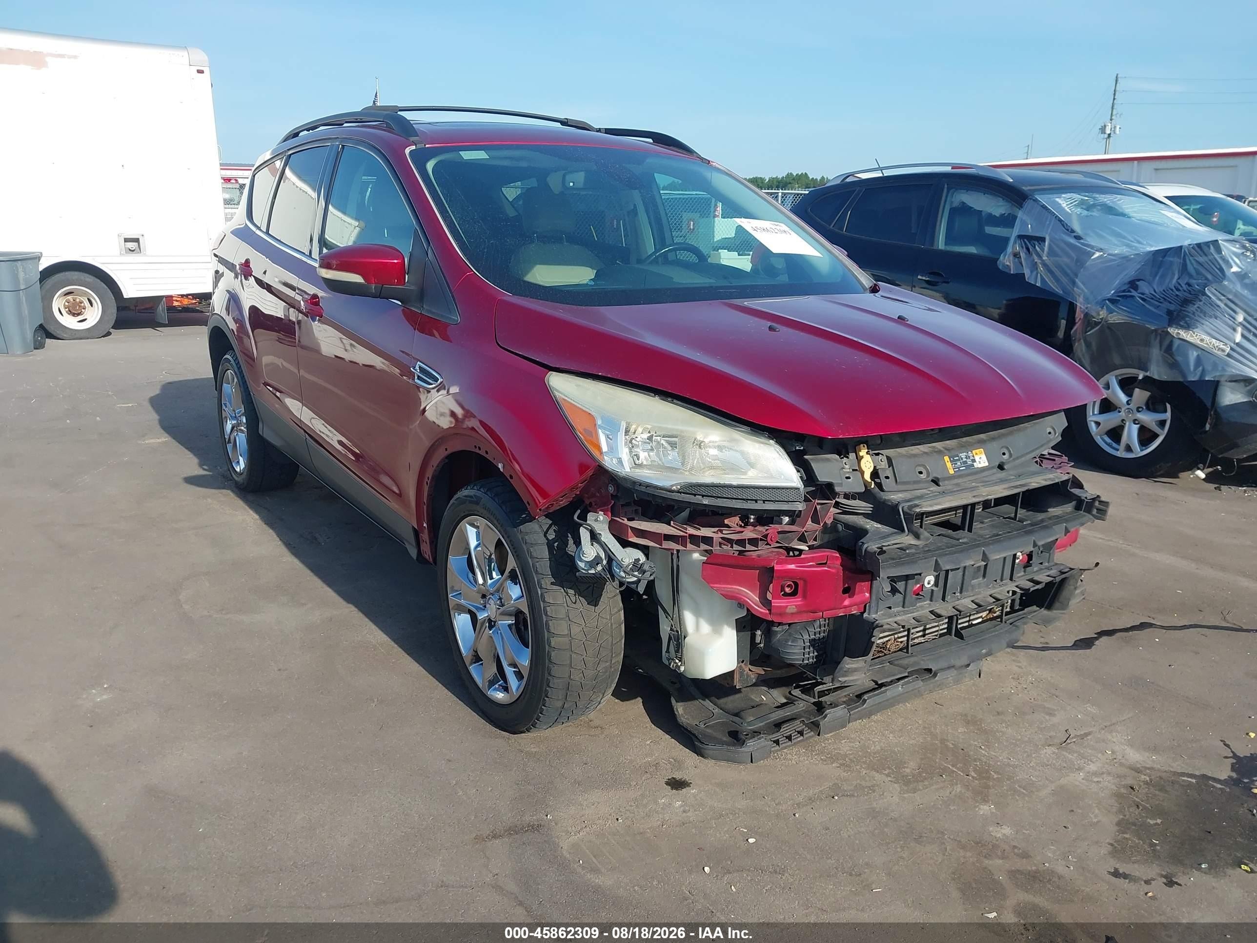 2013 Ford Escape Sel Темно-бордовый vin: 1FMCU0H97DUB06010