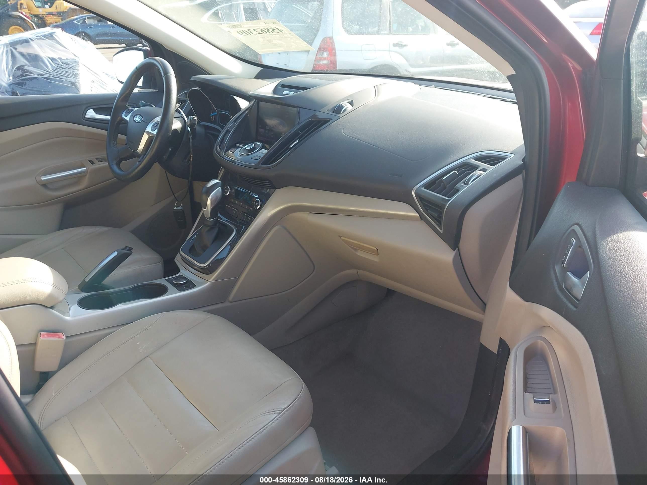 2013 Ford Escape Sel Темно-бордовый vin: 1FMCU0H97DUB06010