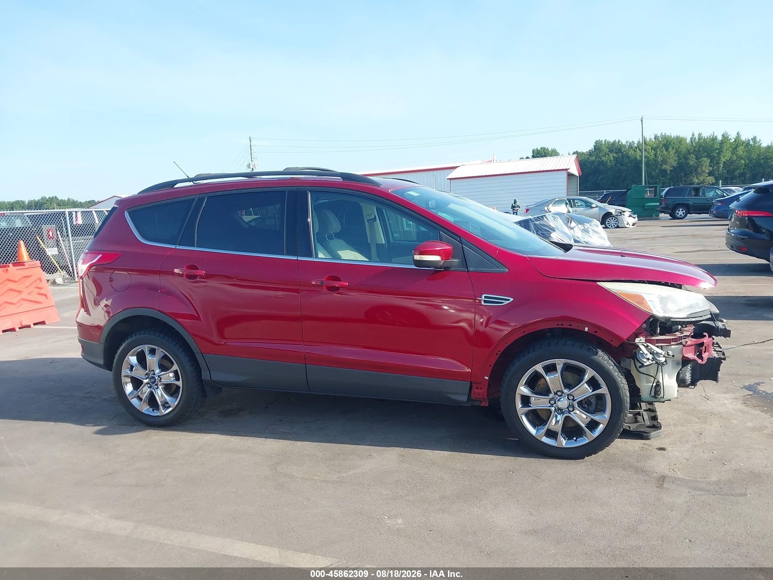 2013 Ford Escape Sel Темно-бордовый vin: 1FMCU0H97DUB06010