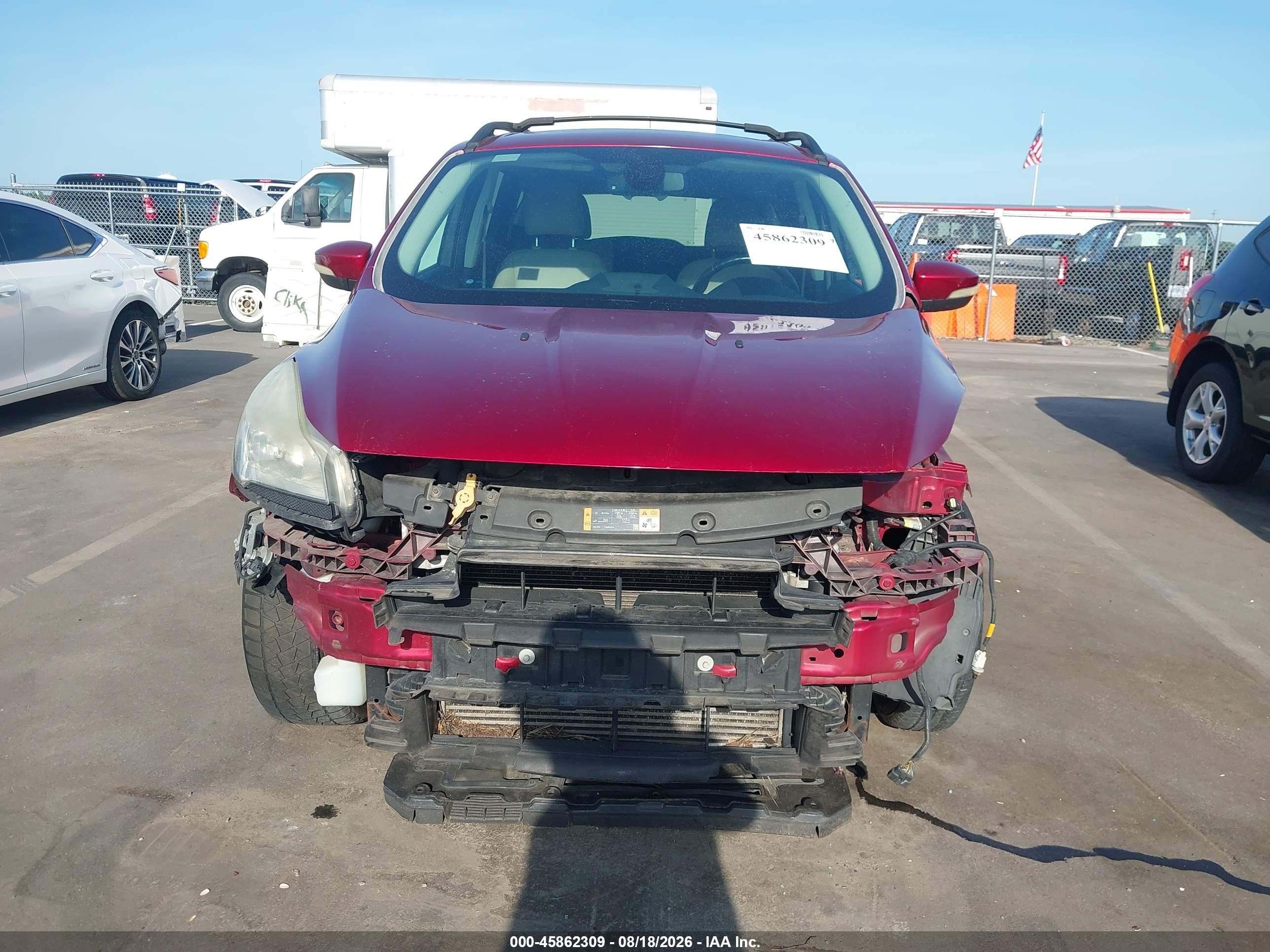 2013 Ford Escape Sel Темно-бордовый vin: 1FMCU0H97DUB06010