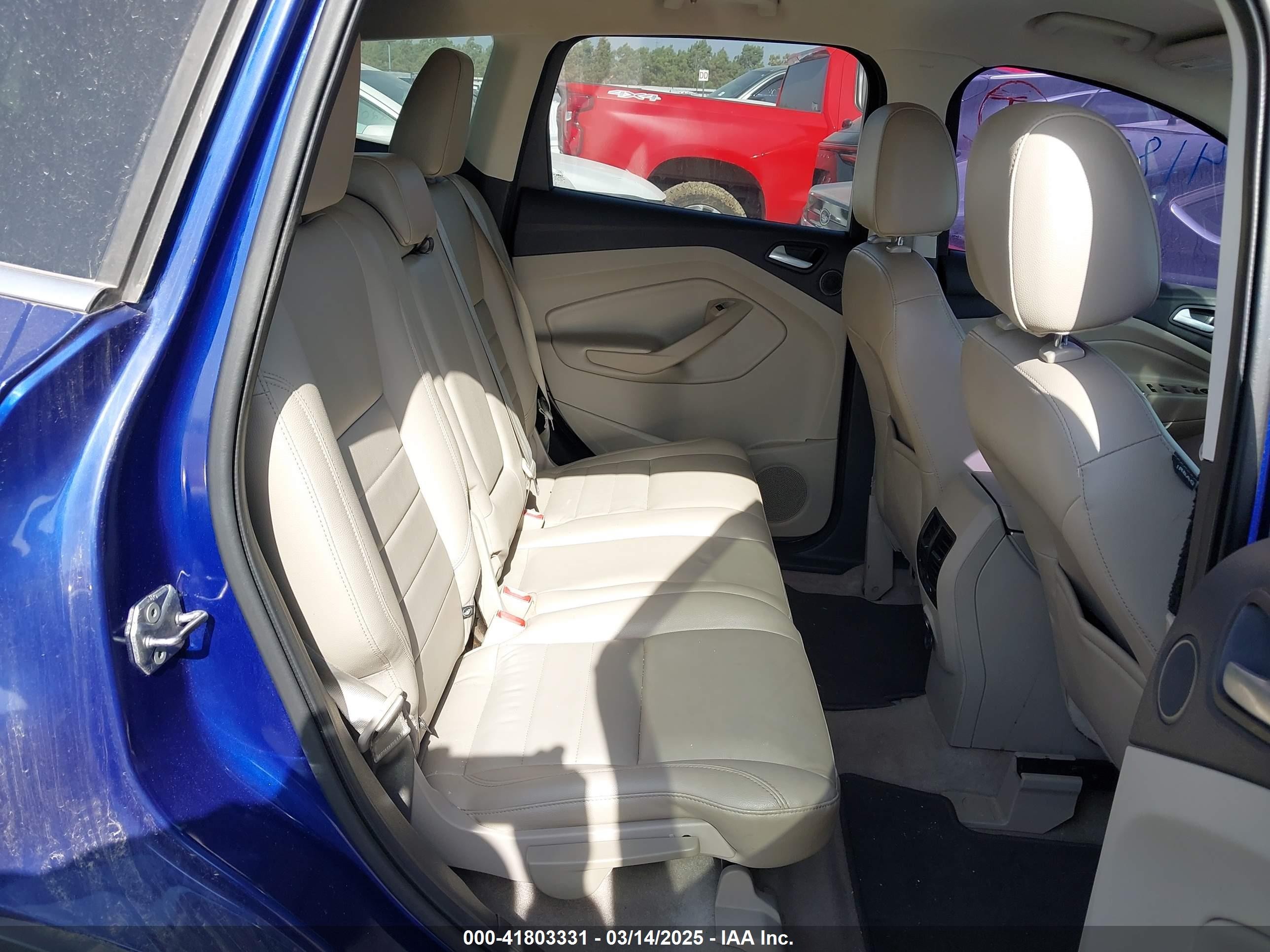 2013 Ford Escape Sel Blue vin: 1FMCU0H97DUC47112