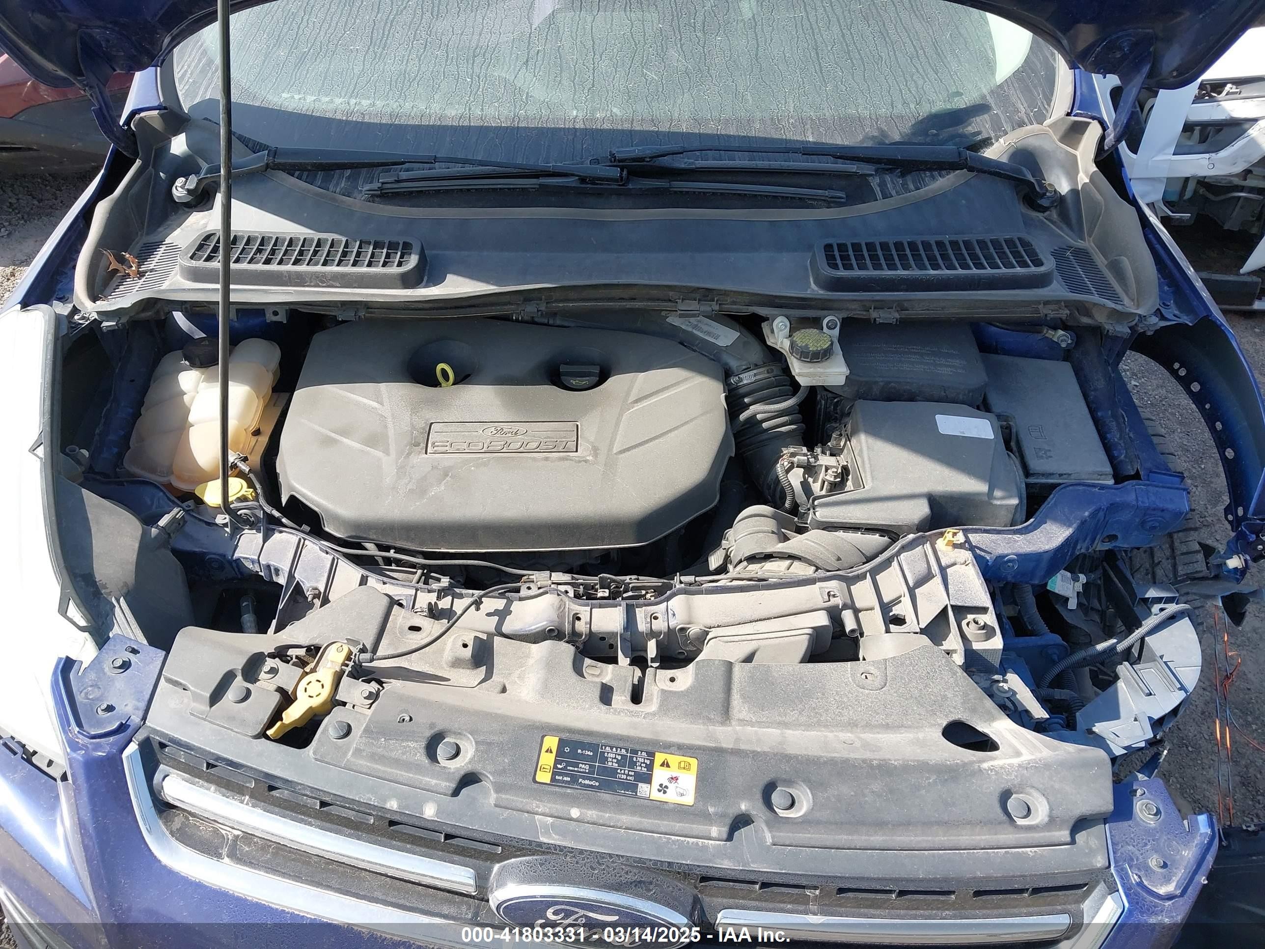 2013 Ford Escape Sel Blue vin: 1FMCU0H97DUC47112