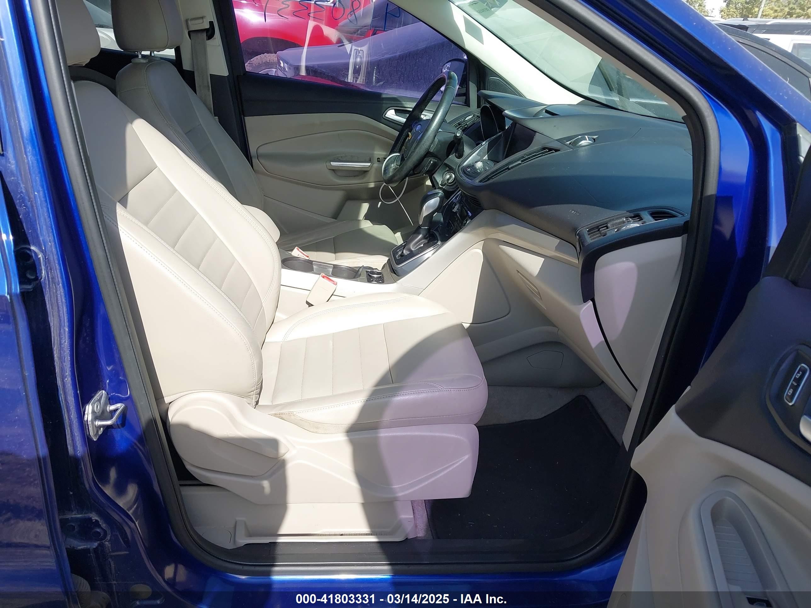 2013 Ford Escape Sel Blue vin: 1FMCU0H97DUC47112