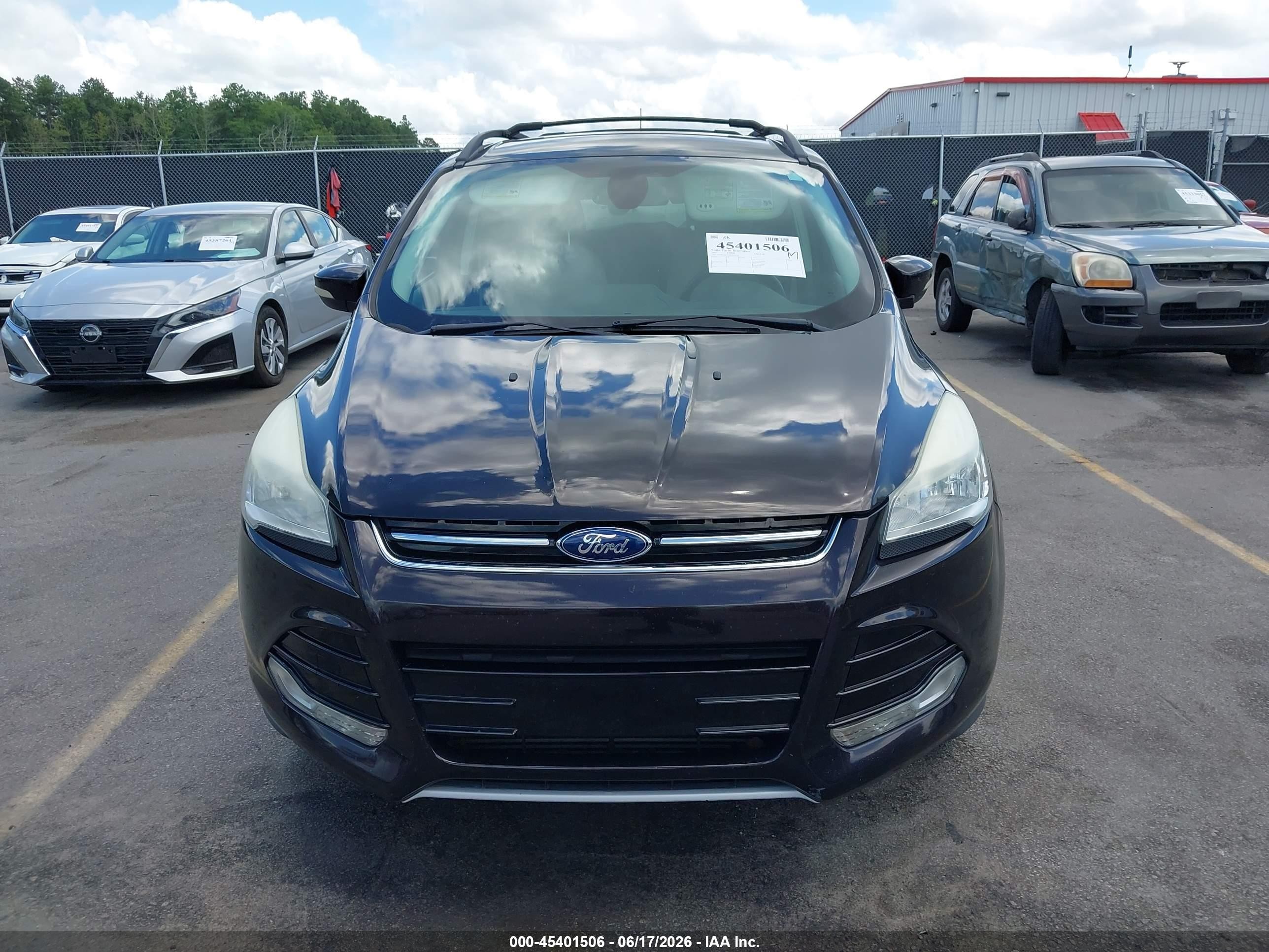 2013 Ford Escape Sel Черный vin: 1FMCU0H97DUC67120