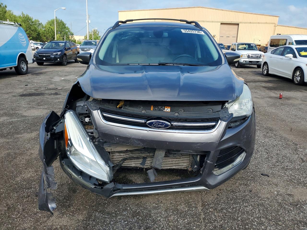 2013 Ford Escape Sel Gray vin: 1FMCU0H97DUD48568